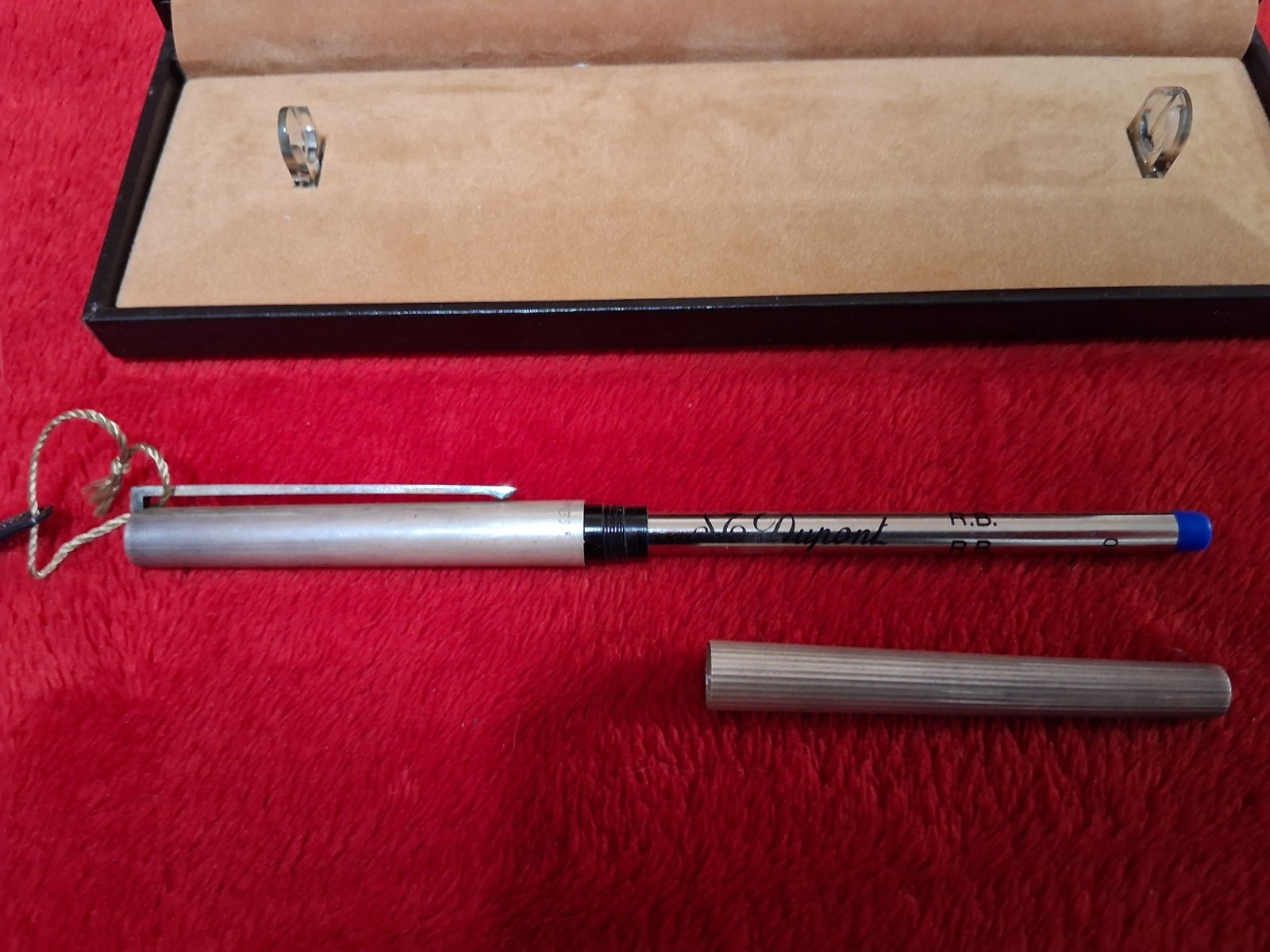 Rare Vintage S.T.Dupont Orfevres A Paris 925 Solid Silver Pen SN E9FT3A