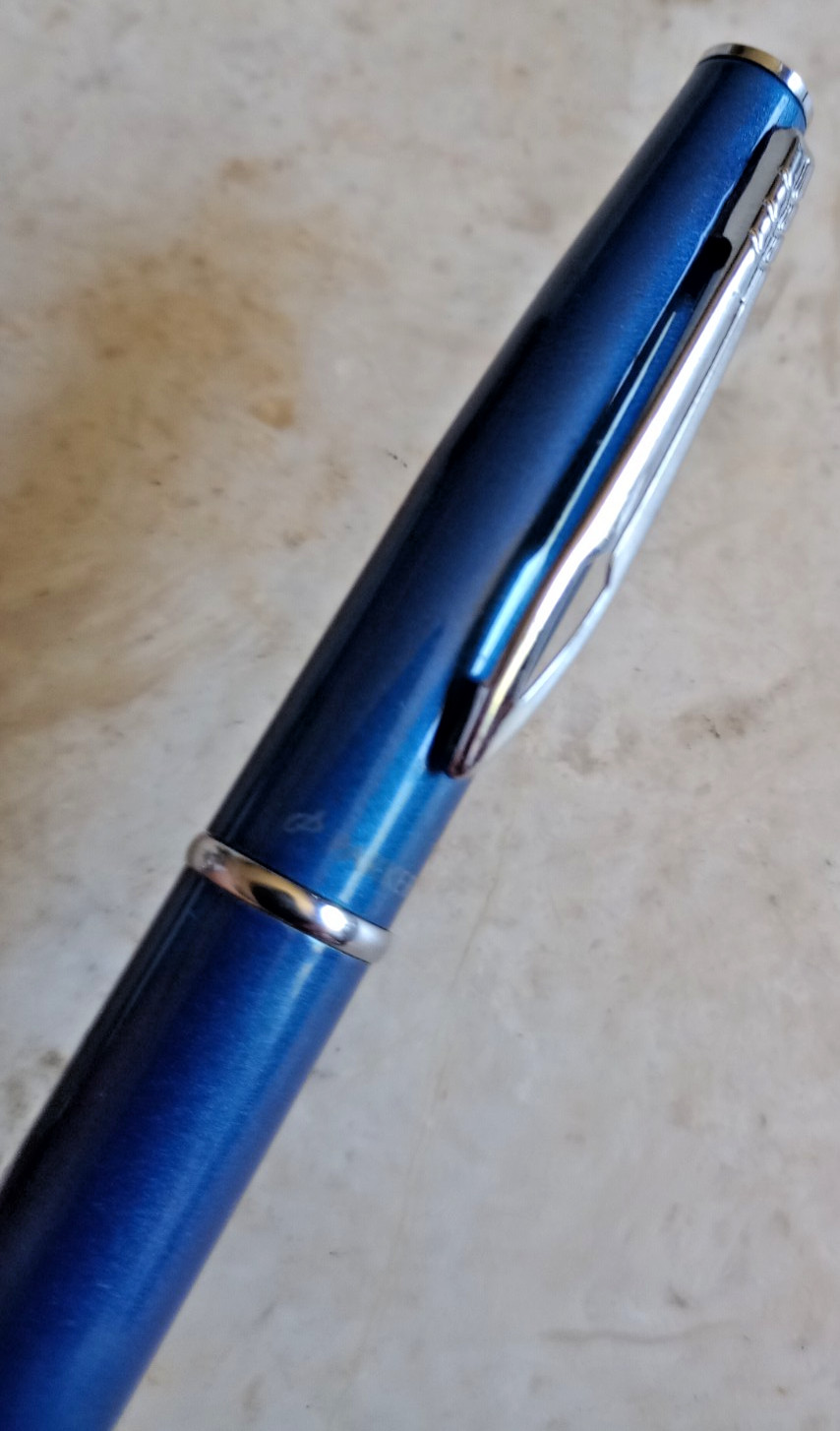 VINTAGE PARKER SIEMENS BLUE TWIST PEN