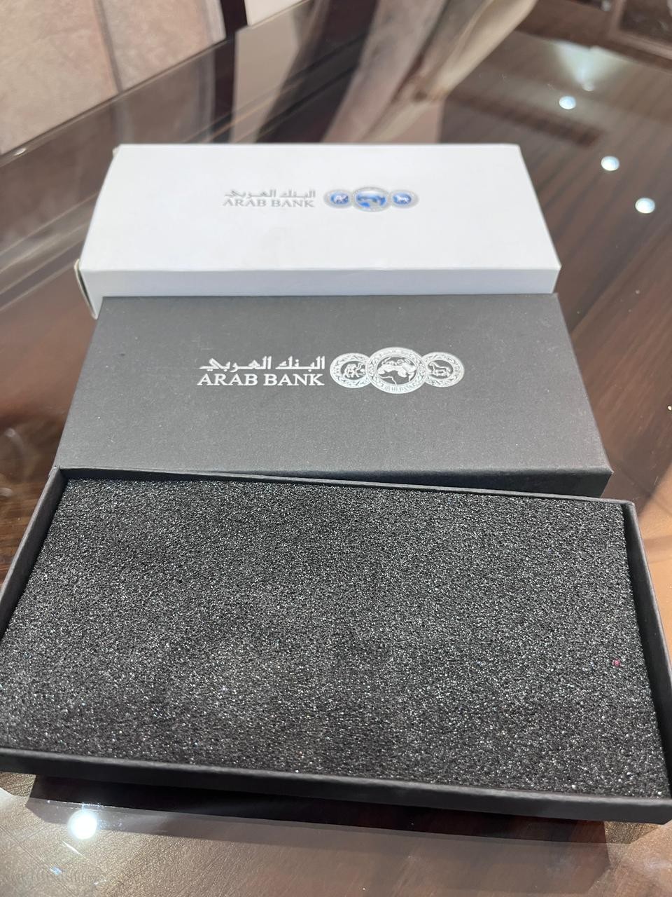 Arab Bank Gift Set Pen Leather Keychain Original Box Branded