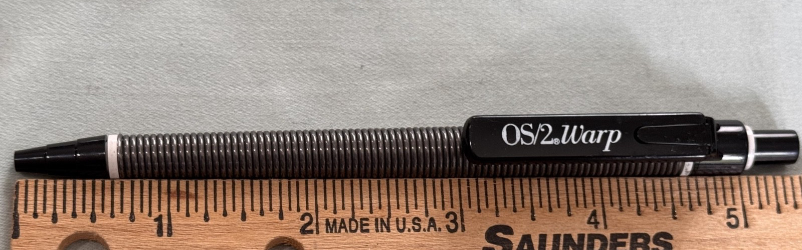 Unique Vintage OS/2 Warp Coiled Pen, NO INK, Made in Italy