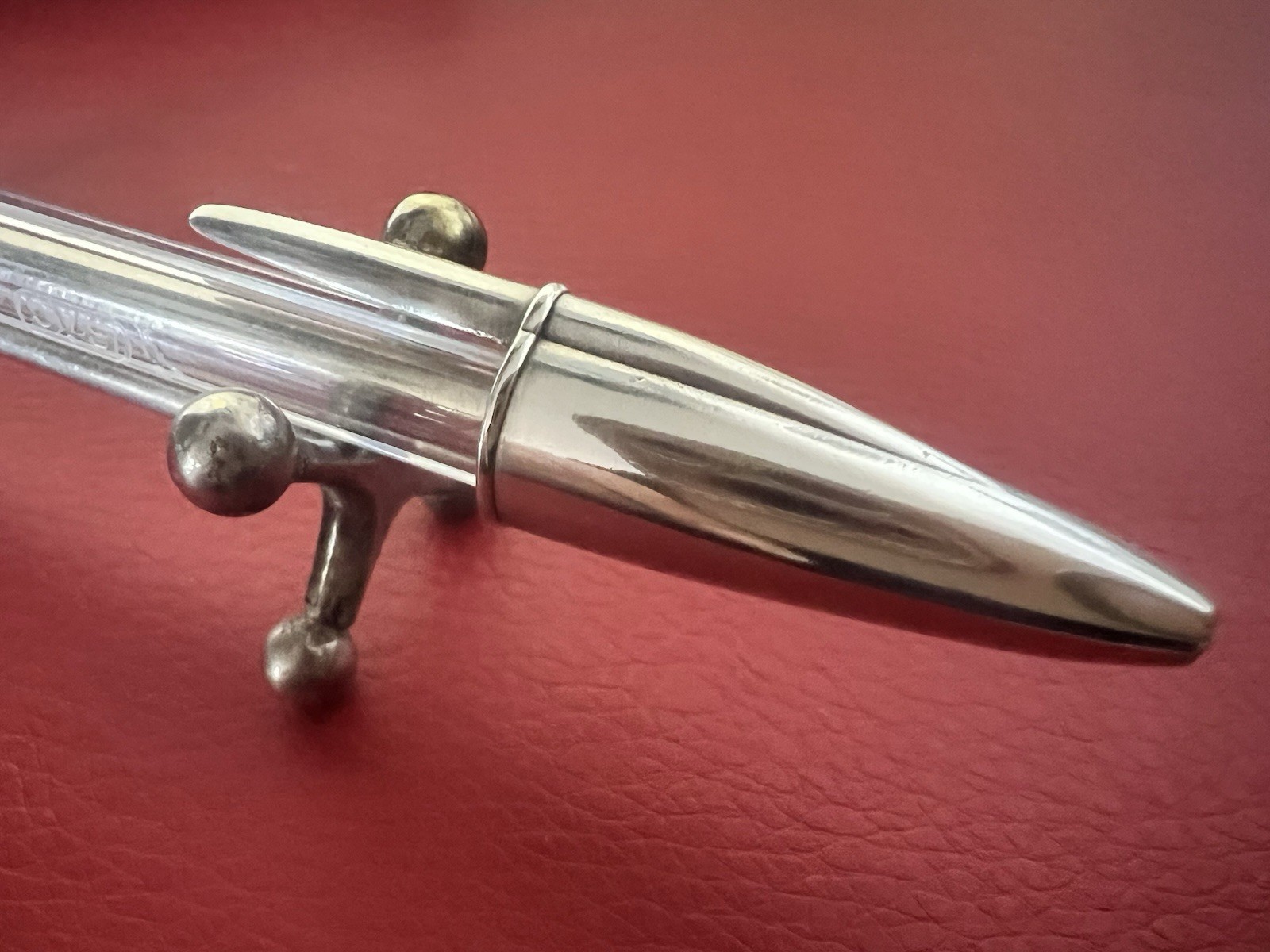 BIC Cristal Silver Pen With Solid 925 SILVER Cap Vintage ’91 A