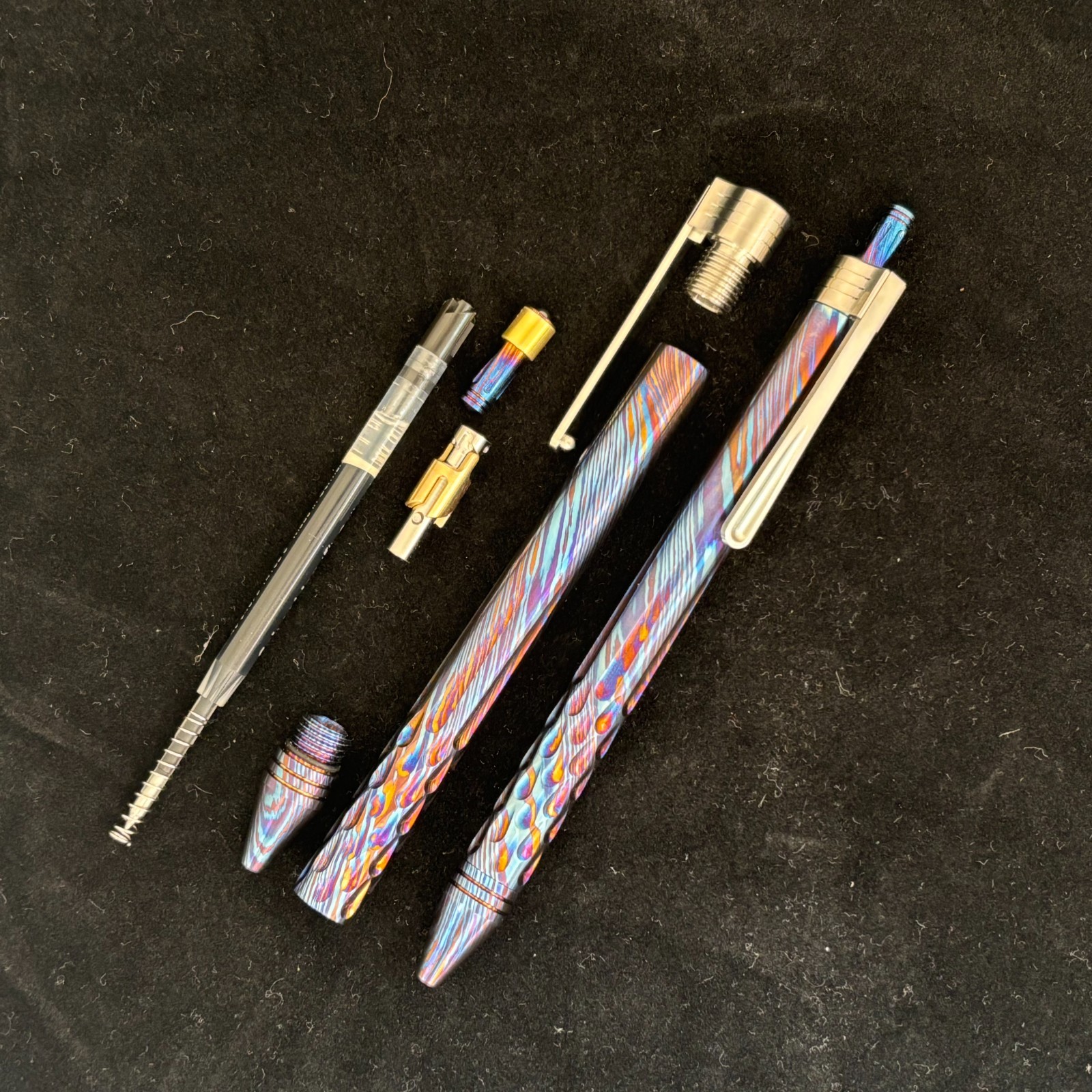 Titanium Ballpoint Pen EDC Pocket Pen Office Business Writing Signature Gift