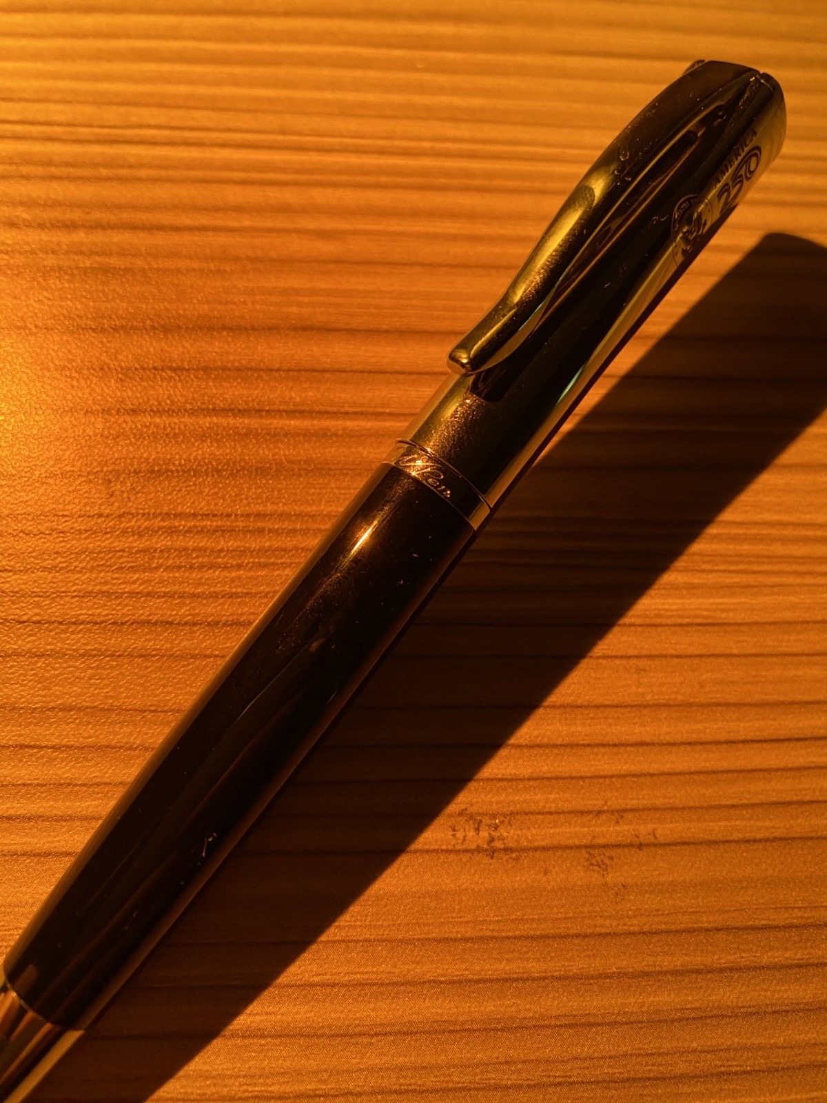 Executive Black & Silver Ballpoint Signature Pen – America 250 Commemorative