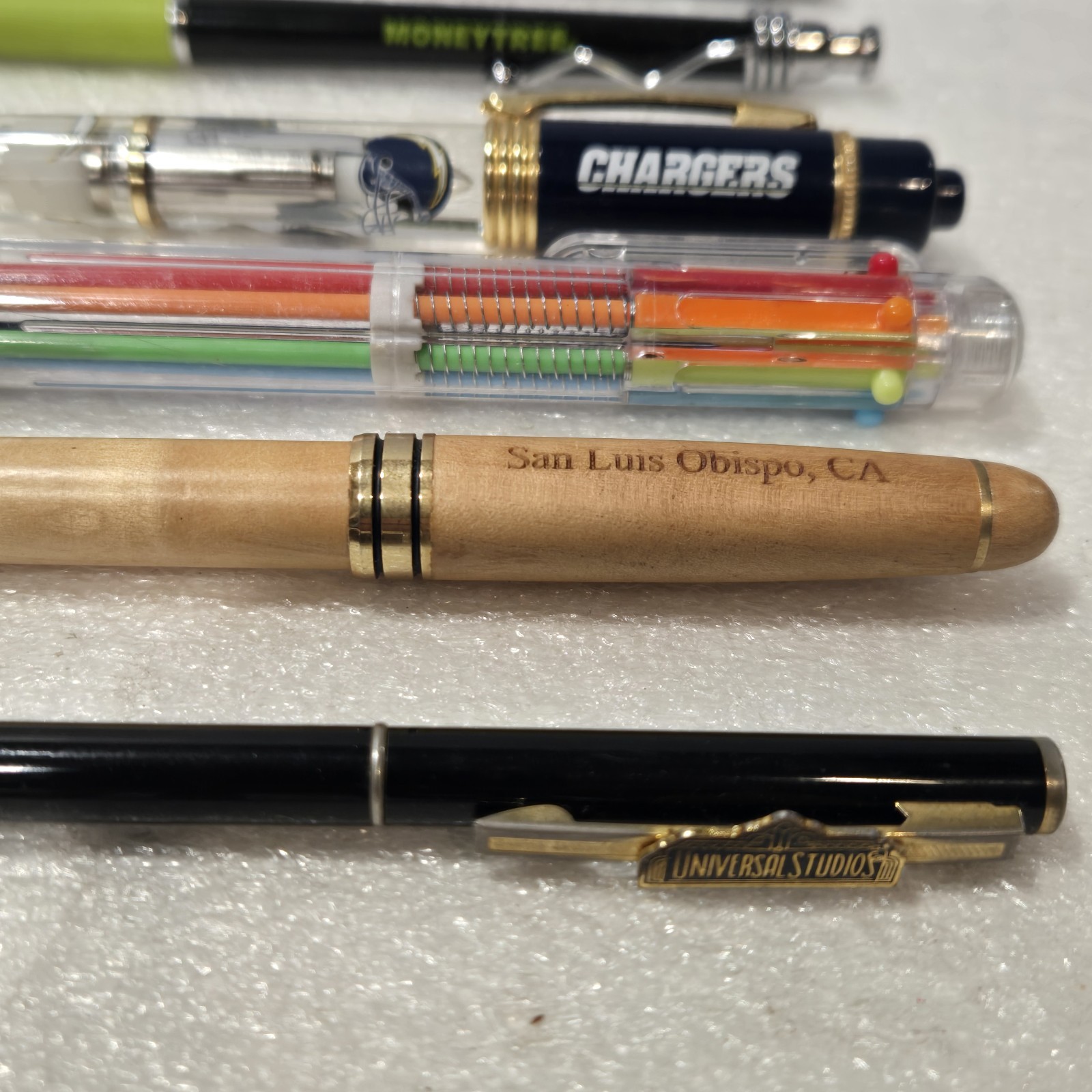 Collection of 20 Vintage Advertising and Novelty Pens Ballpoint Ink Pen Pencil