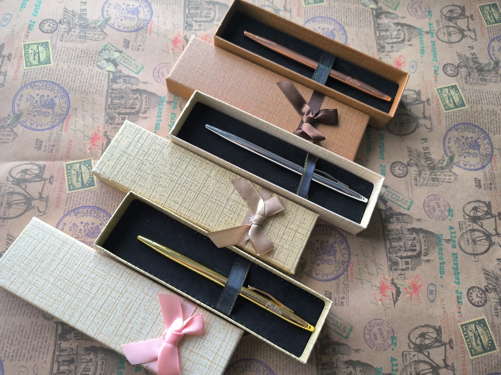 Luxury Metallic Engraved Pens – Timeless Elegance