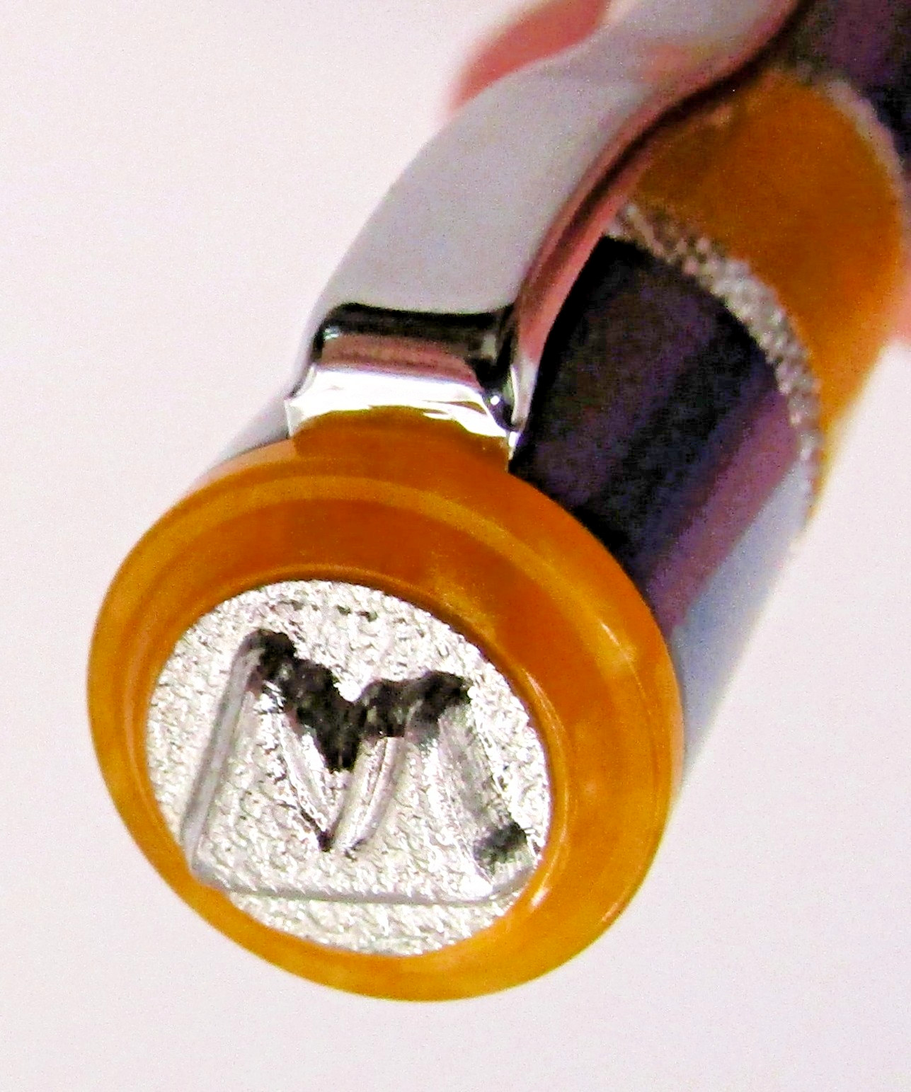 Monteverde Regatta Sport Ballpoint Pen in Blue and Yellow Pattern