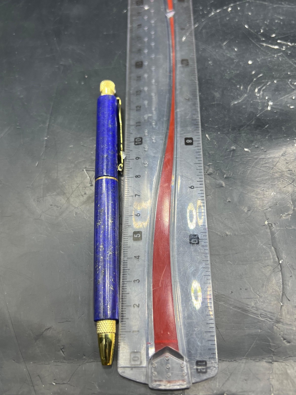 Lapis Lazuli 25g Handmade Blue Ink Ballpoint – Natural Gemstone, Wholesale