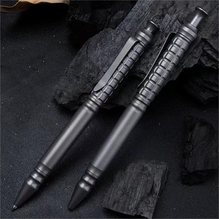 1PC Titanium Ballpoint Pen Business Office Signing Writing Pen EDC Pocket Pen