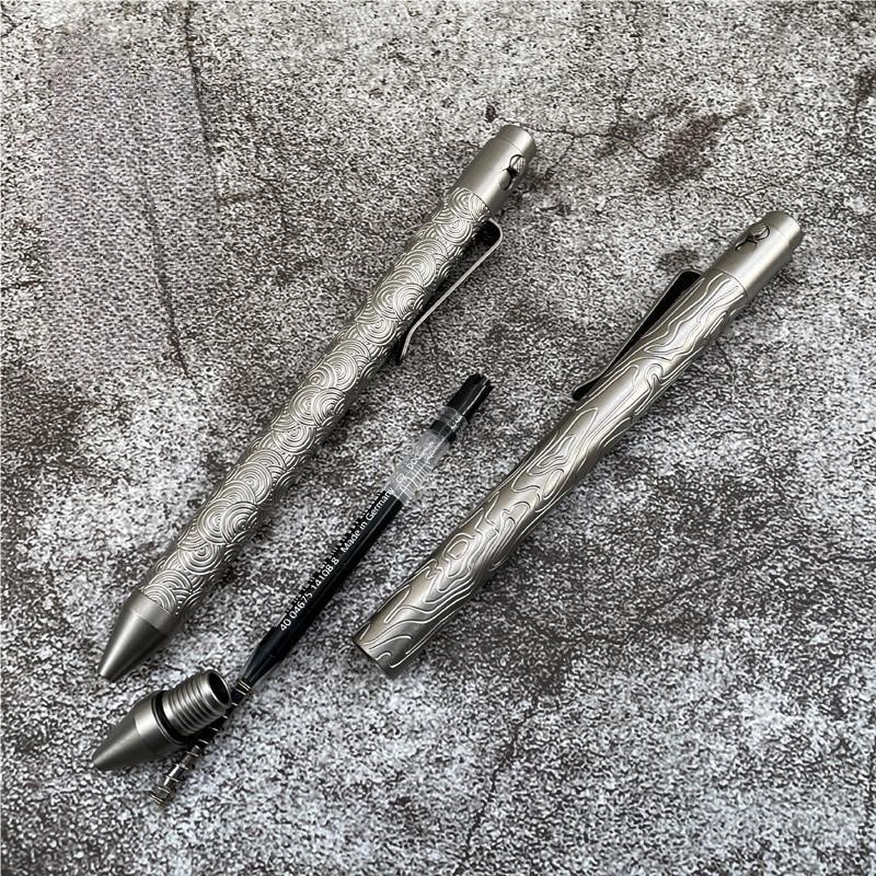 Titanium Alloy Ballpoint Pen Business Writing Signature Pen EDC Multi-tools Gift