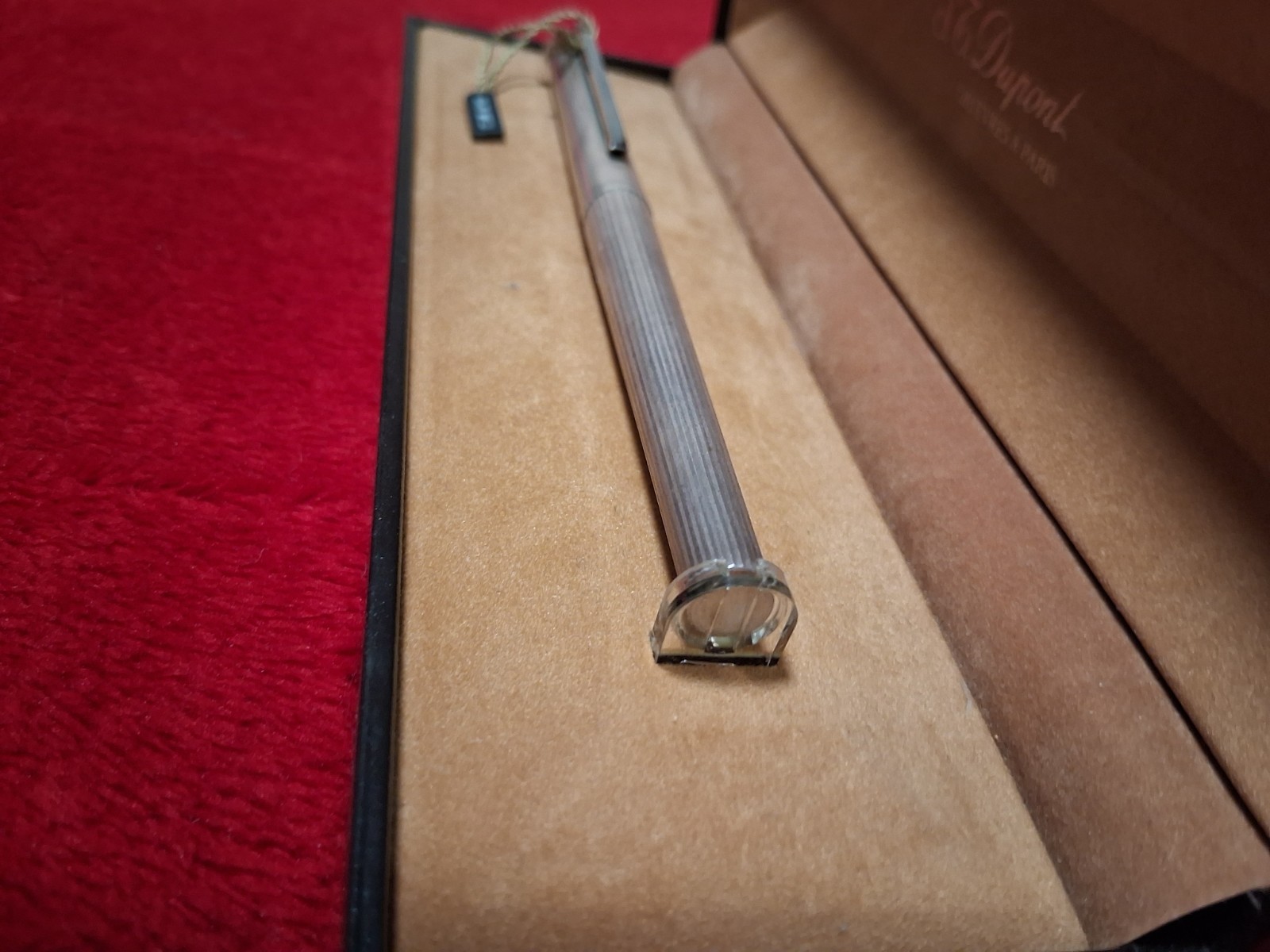 Rare Vintage S.T.Dupont Orfevres A Paris 925 Solid Silver Pen SN E9FT3A