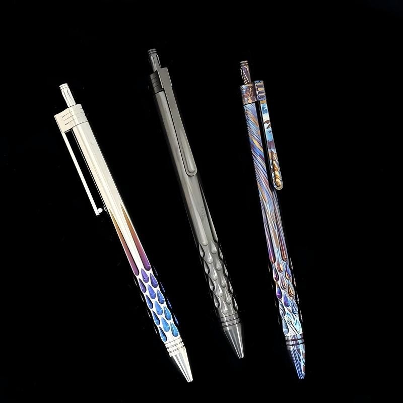 Titanium Ballpoint Pen Signature Writing Pocket Pen Business Office EDC Pen Gift