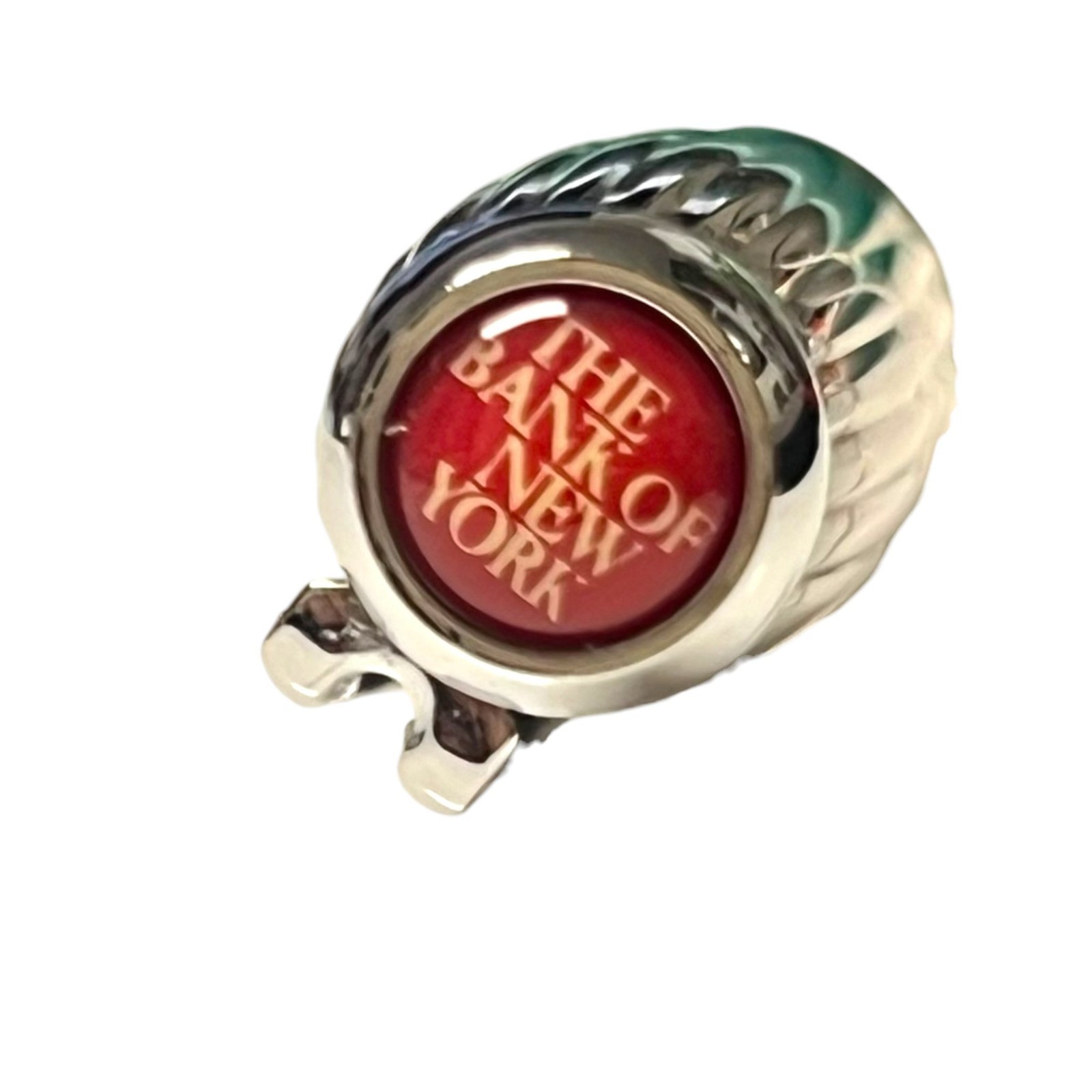 Rare-BNY Inoxcrom Sirocco 925 Sterling Silver Cap,Black Resin Body Engraved