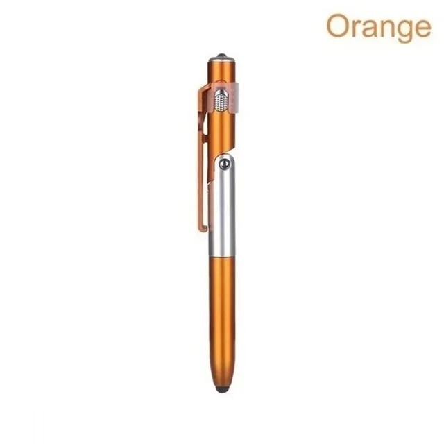 4-in-1 Multifunction Ballpoint Pen LED Light Foldable Phone Stand Night Reading