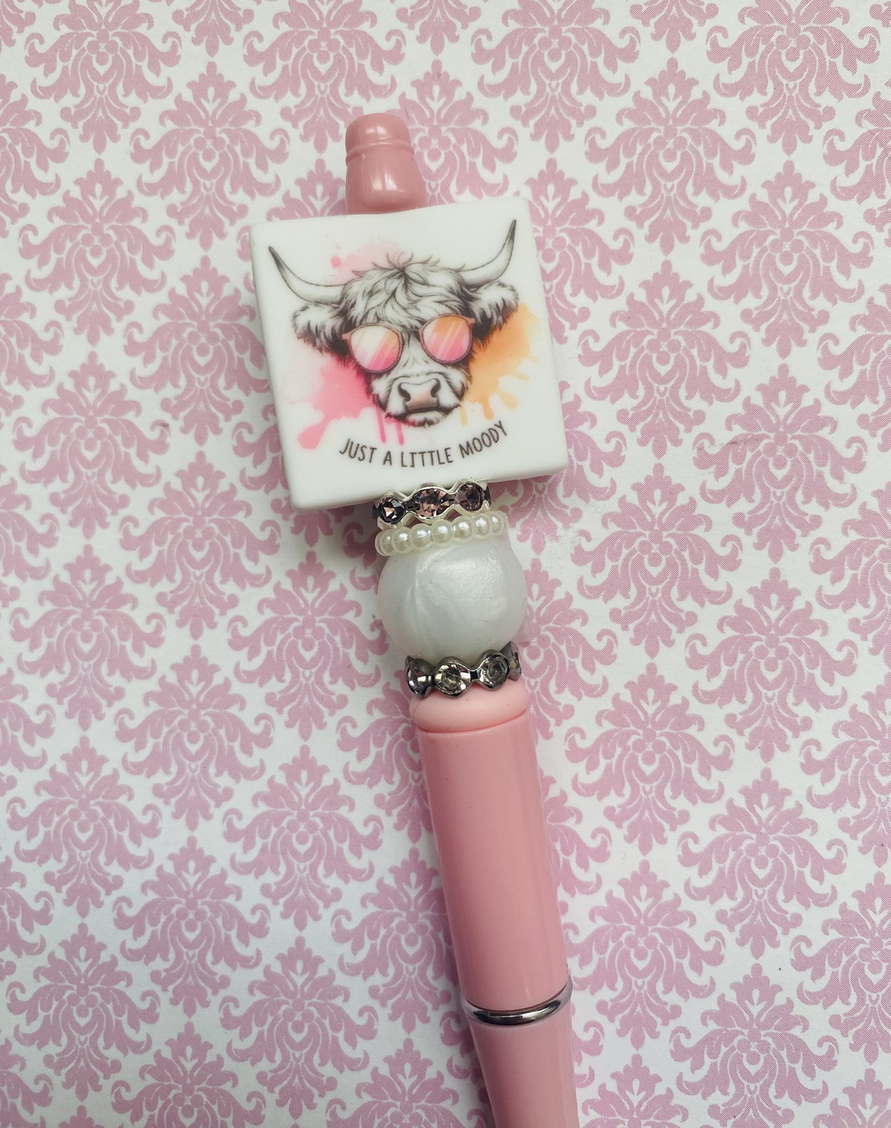 Writing Pen “Just A Little Moody” Beauty Mood Cow