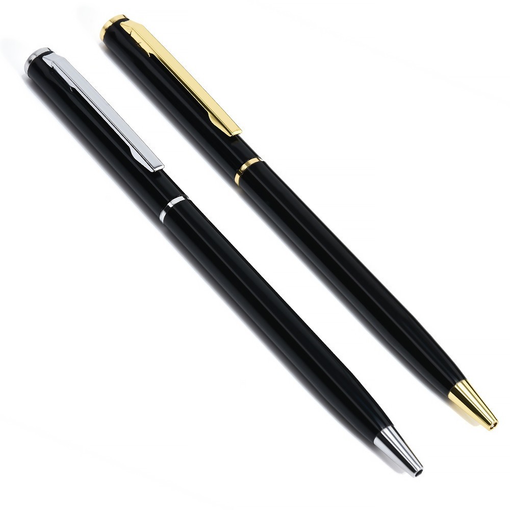 Stainless Steel Ballpoint Pen Ball Point Writing Pen Student Stationery Retro US