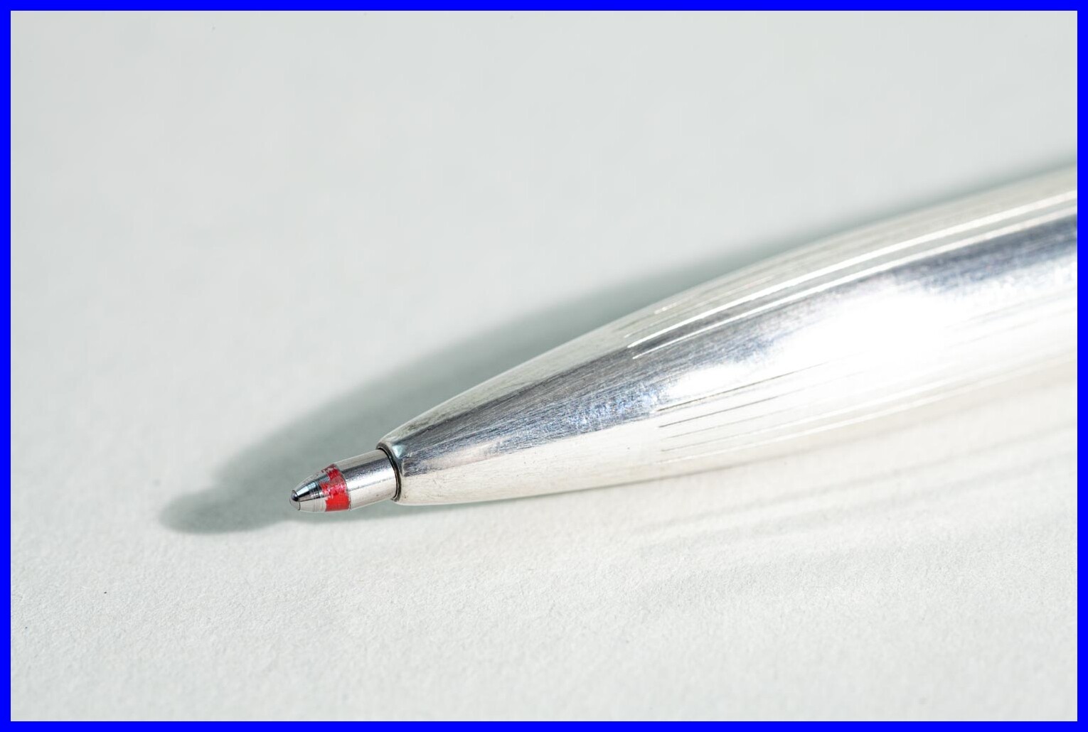 1960’s Fend Silver-Plated Ballpoint Pen / 4 Color Multi Color
