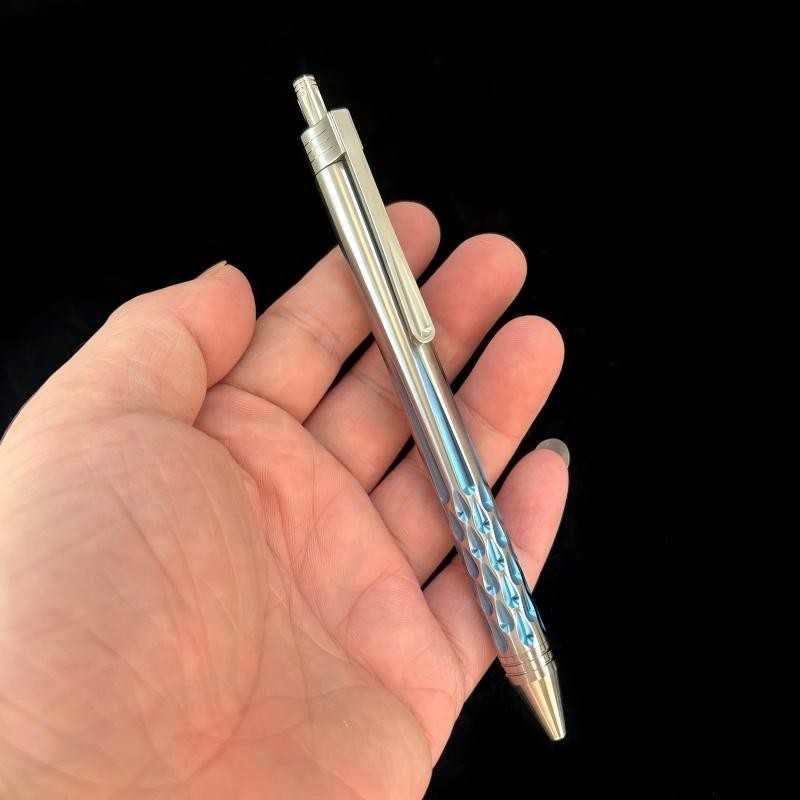 Titanium Ballpoint Pen Signature Writing Pocket Pen Business Office EDC Pen Gift