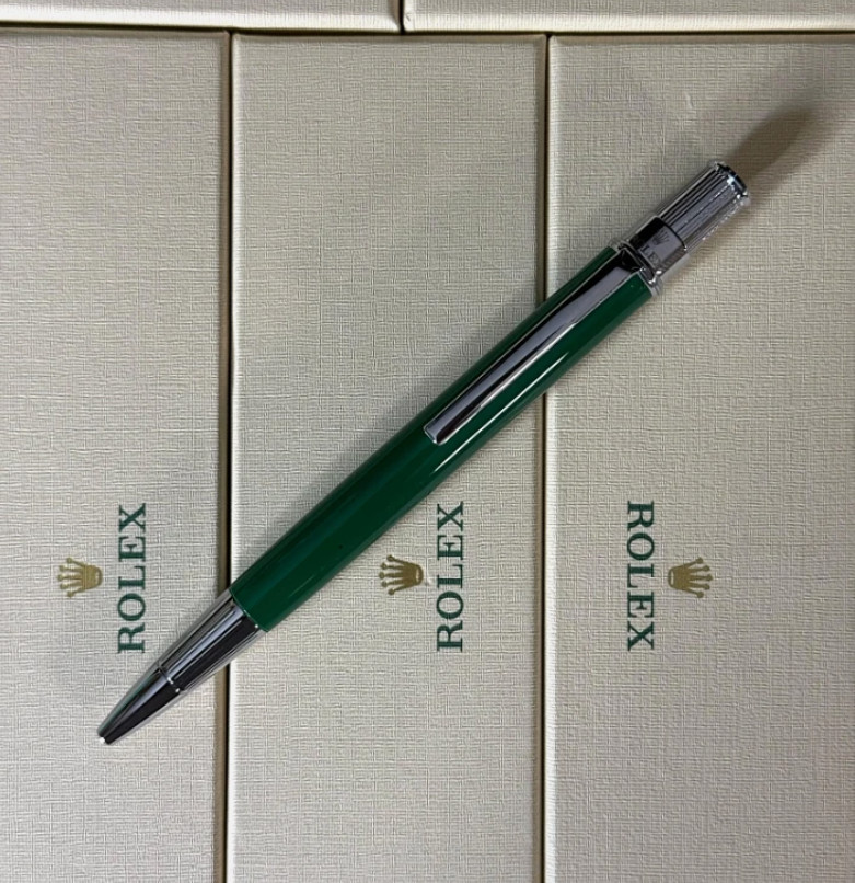 Rolex Emerald Green Oyster Ballpoint Pen Luxury Gift Set Full Box – New