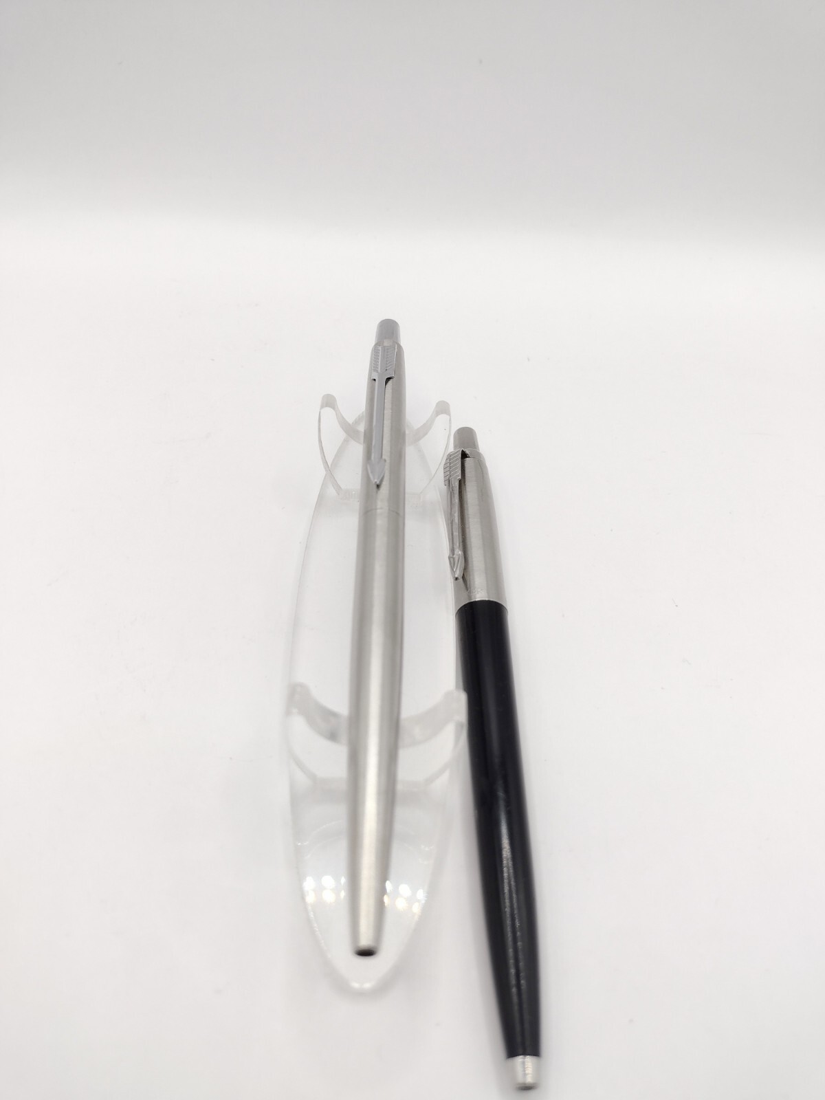 Parker Classic Ballpoint Pen Stainless Steel Brass Threads Recessed Logo + Bonus