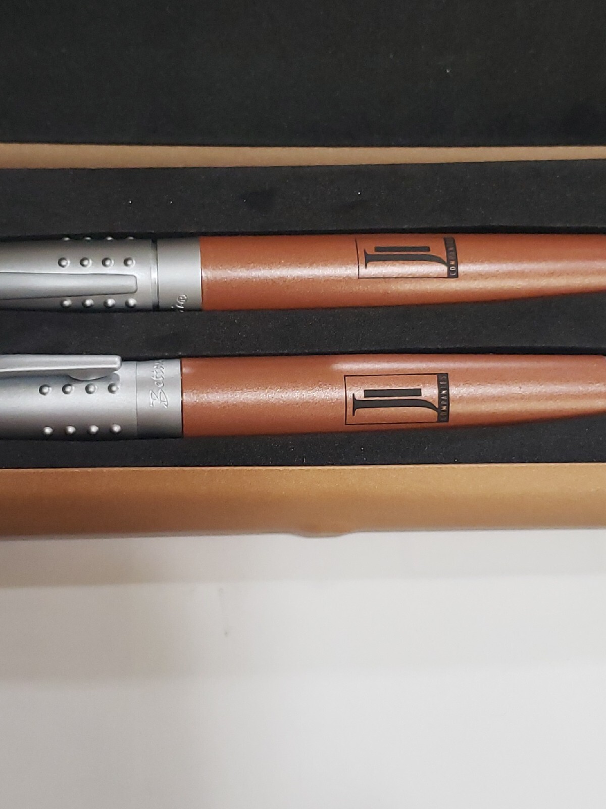 Vintage Bettoni JL Writing Pen Set in Case – Schmidt Germany 407 – Refillable