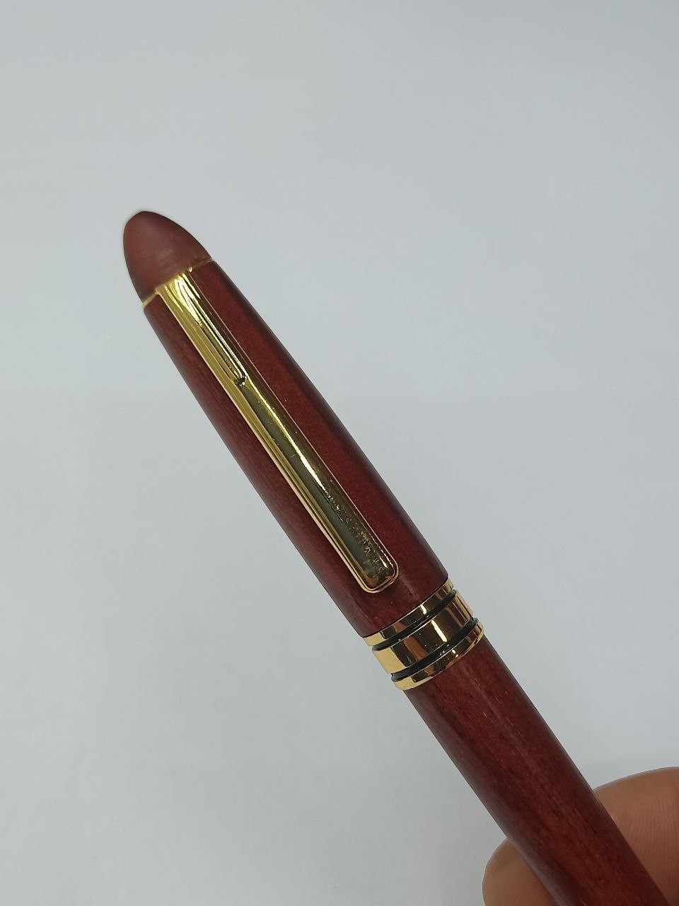 Vintage Soviet wooden ballpoint pen Unused since 1990 Prestigious appearance