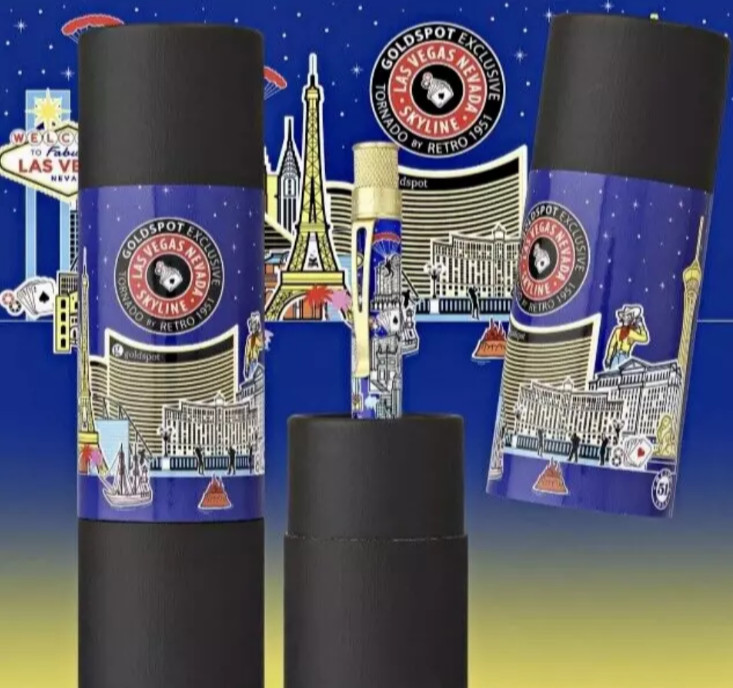 Retro 51 Tornado Rollerball – Vegas Skyline Limited Edition – NEW in Box -SEALED
