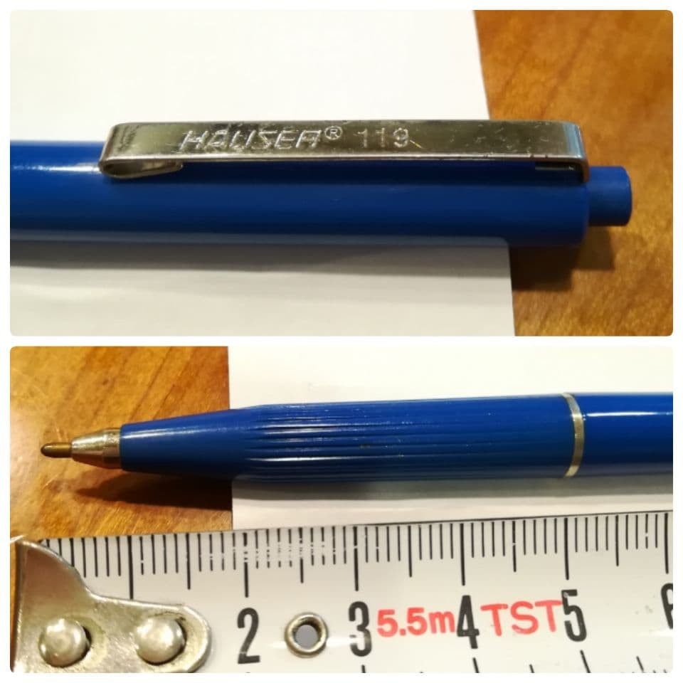 ✨HAUSER 119 Blue ballpoint pen