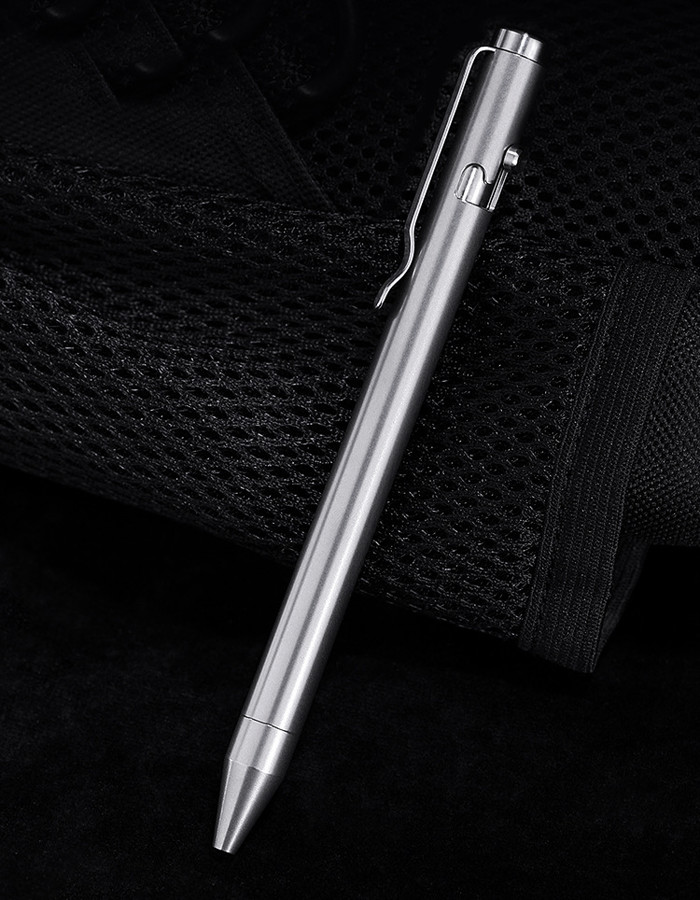 Pocket Titanium Alloy Ballpoint Pen Business Signature Pen Portable Outdoor EDC