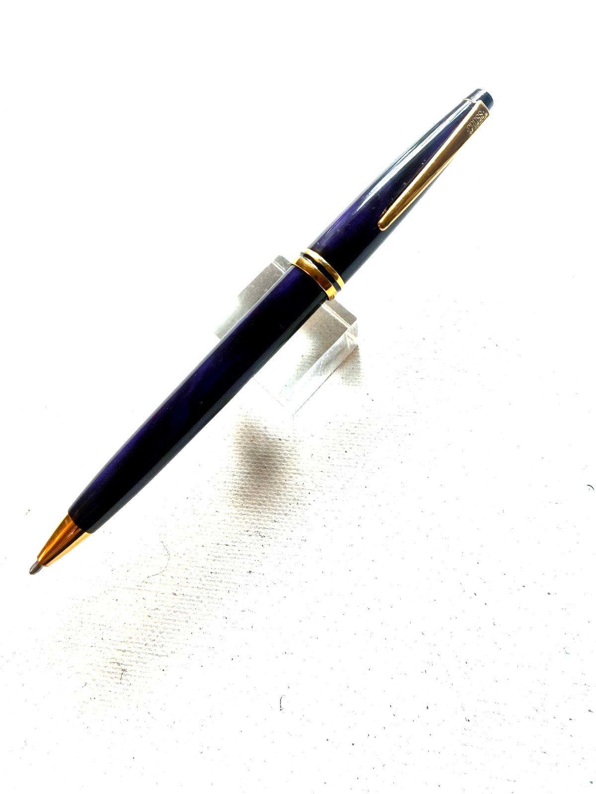 Choose 1 New Jewel Tone Cross Solo Twist Ballpoint pen Gold trim Gorgeous