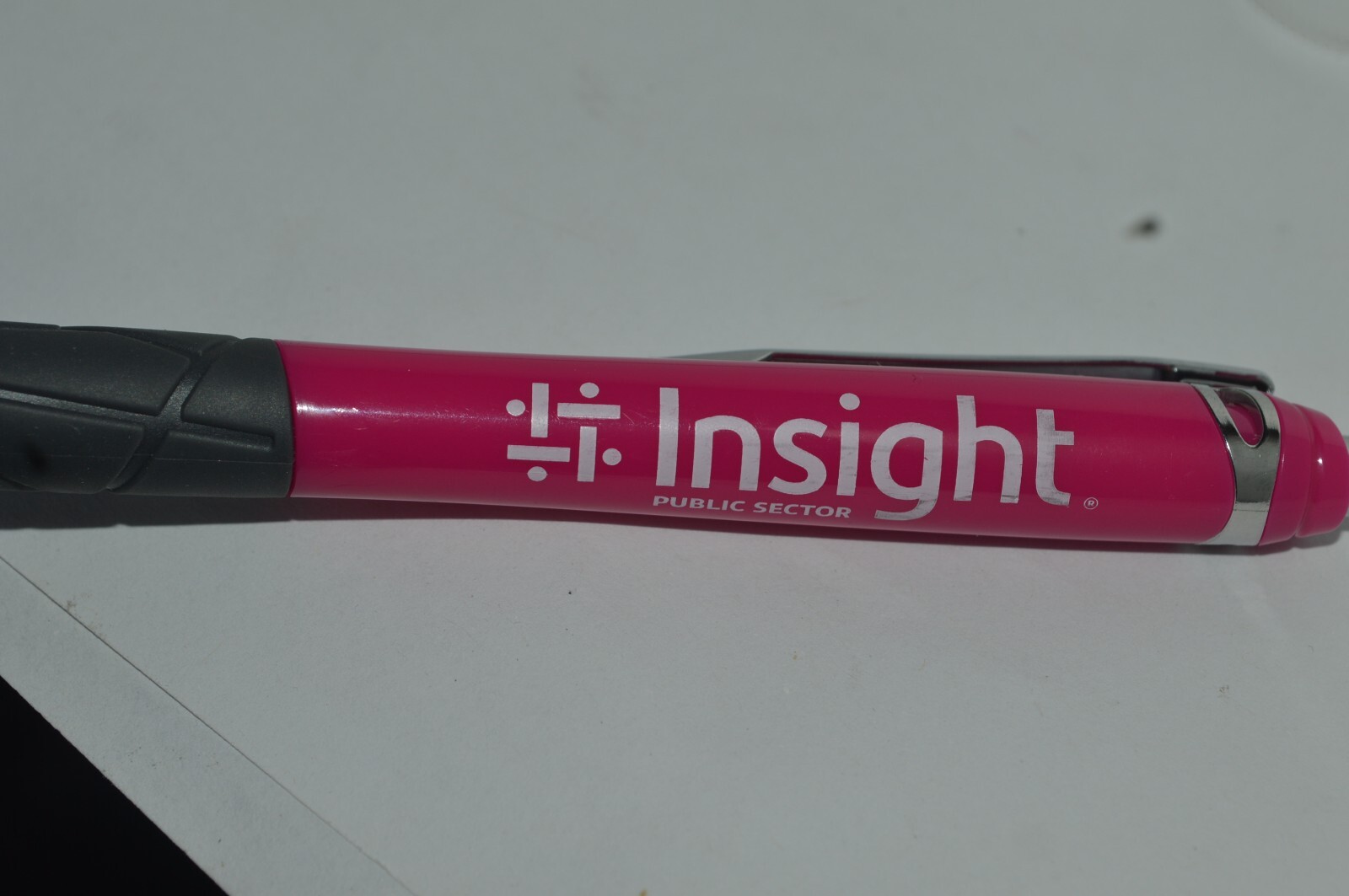 INSIGHT Public Sector Promotional Ballpoint Pen Ergonomic Grip New Old Stock