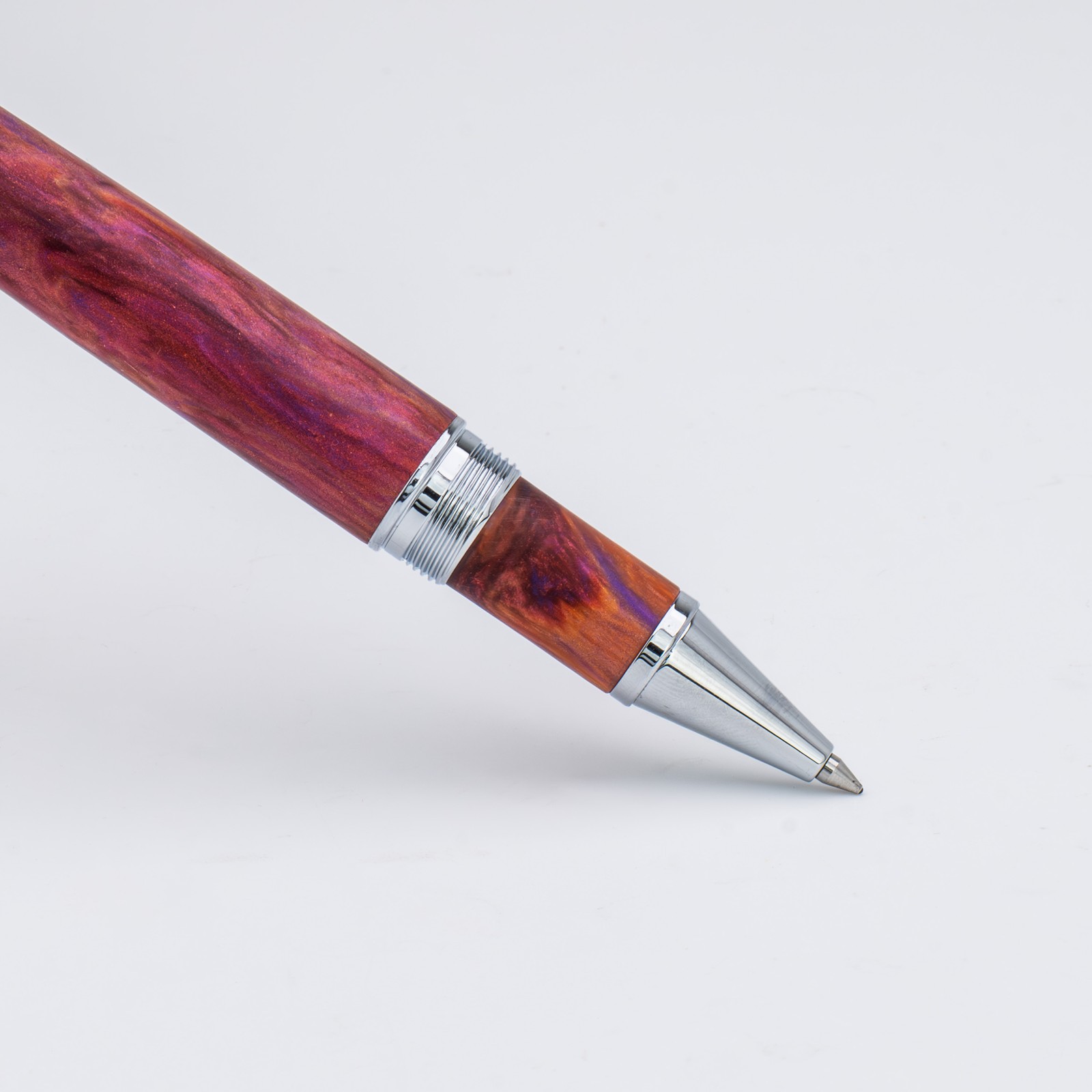 Conklin Streamline Rollerball Pen in Matte Sunset Medley with Chrome Trim -NEW