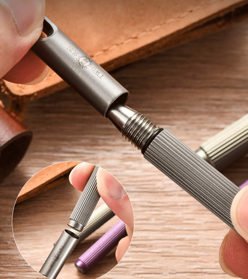 EDC Titanium Ballpoint Pen Signature Writing Pocket Pen Portable Keychain Pen