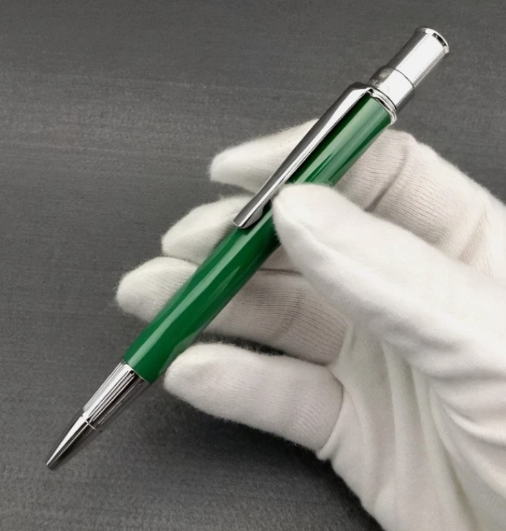 Rolex Submariner Green Ballpoint Pen Oyster Style Writing Pen – Luxury w/ Box