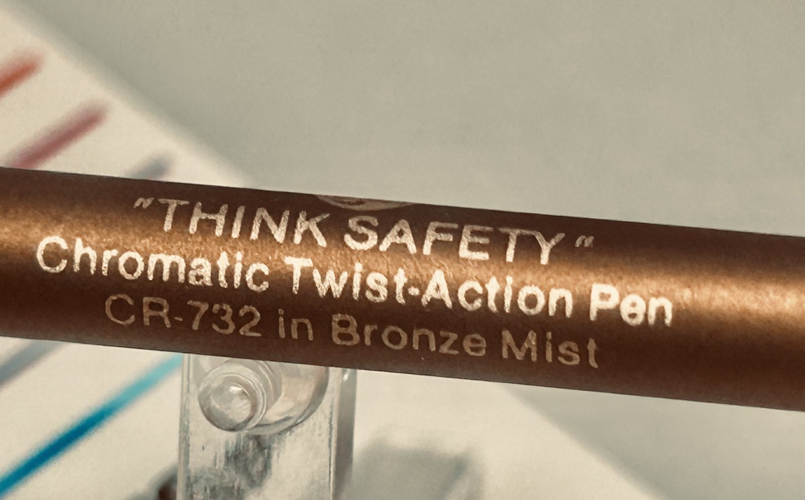 1986 Ritepoint CHROMATIC Standard Salesman Sample CR-732 GENERAL ELECTRIC Pen