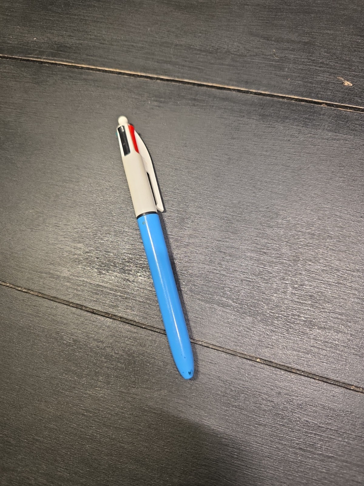Vintage BIC Multi Color Pen Made in France Click Ballpoint Green Red Blue Black