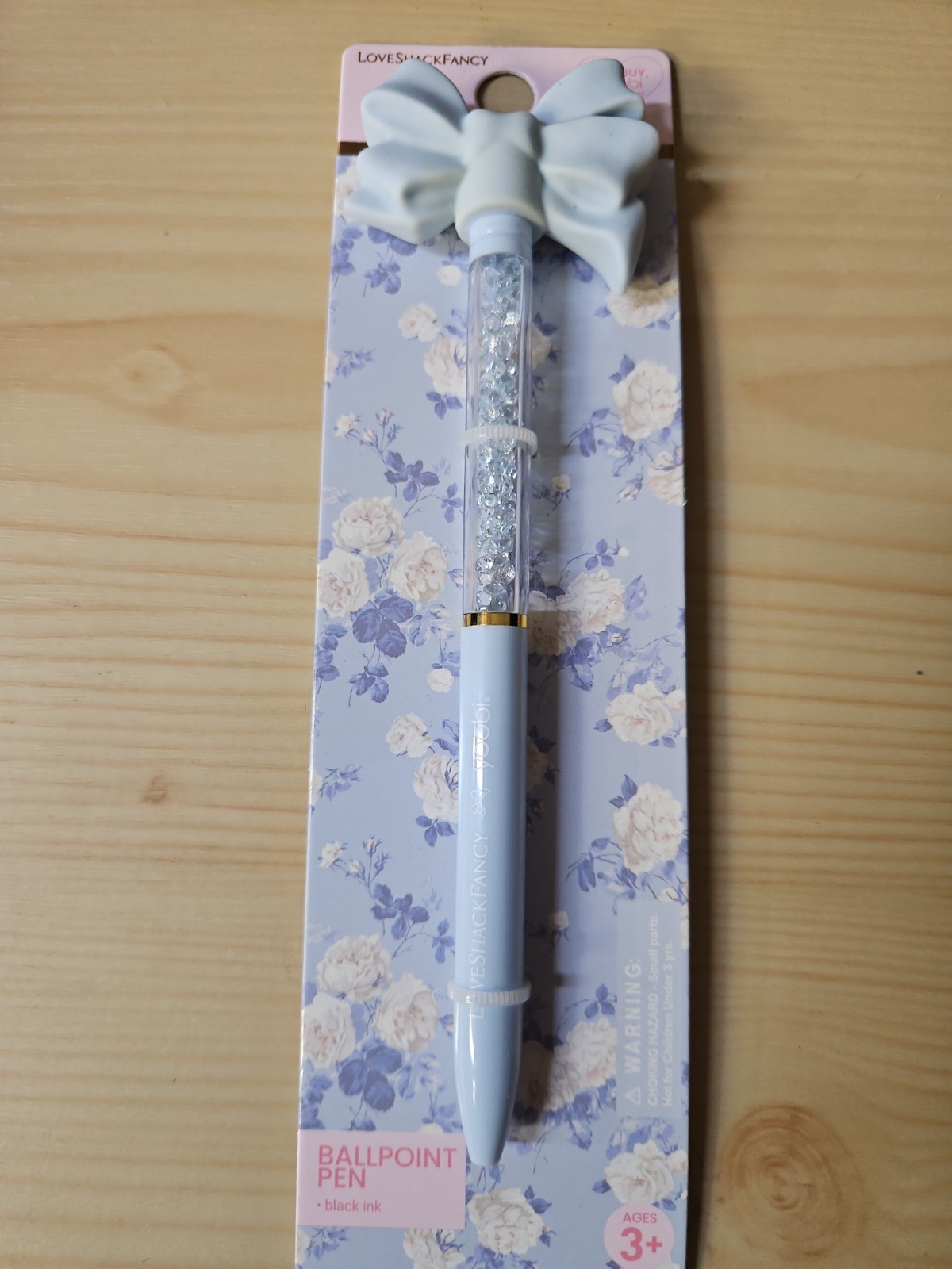 LoveShackFancy x Target – Yoobi Bow Pen Blue