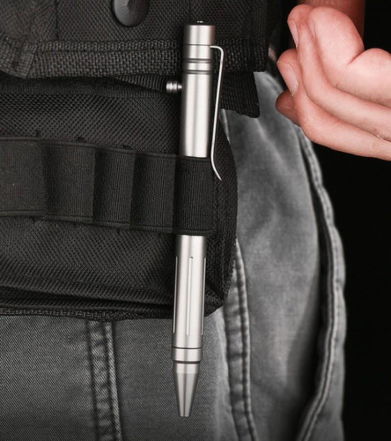 EDC Titanium Alloy Practical Ball Pen Pocket Signature Tactical Ballpoint Pen