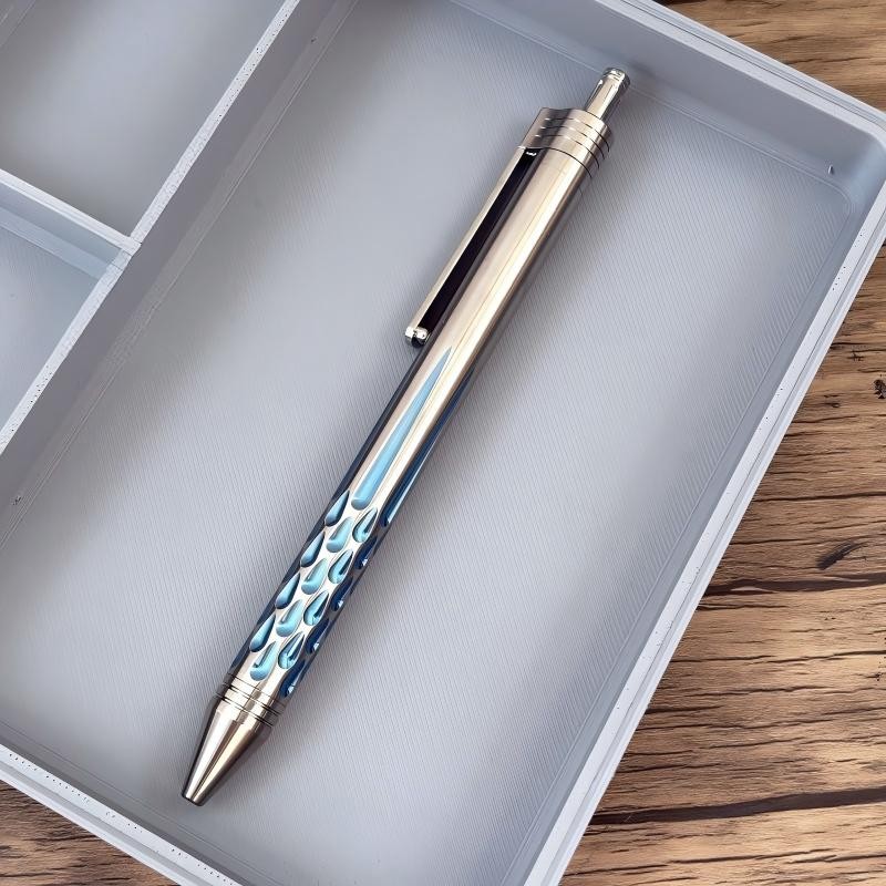Titanium Ballpoint Pen Signature Writing Pocket Pen Business Office EDC Pen Gift