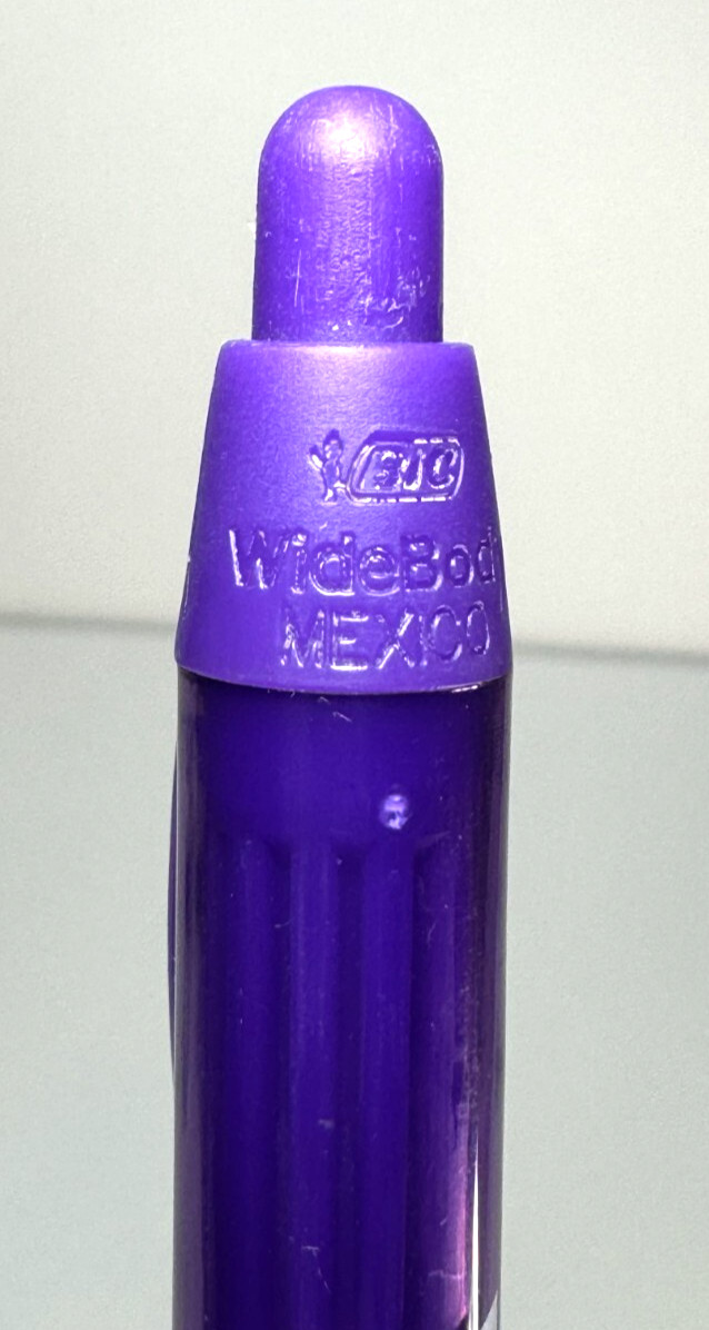 RARE SUSTIVA (HIV MED) PHARMACEUTICAL REP DRUG PEN – BIC WIDEBODY – MEXICO MADE