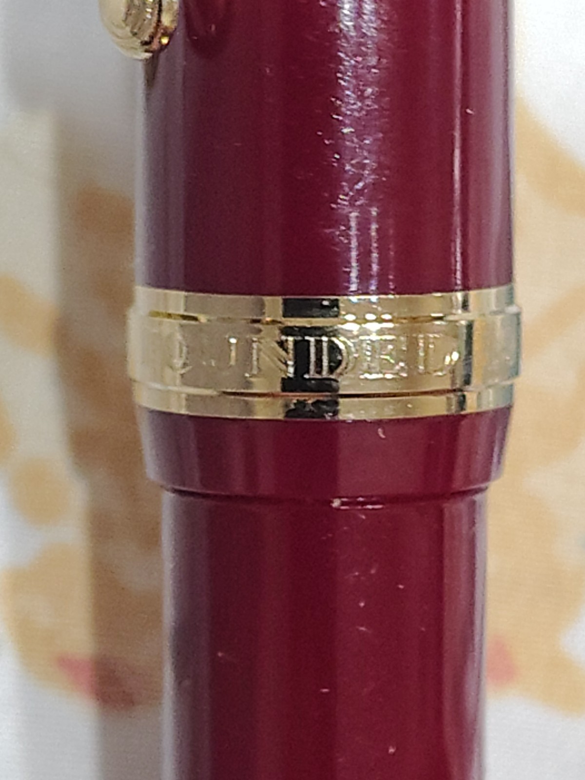SAILOR FOUNDED 1911 BORDEAUX RESIN ROLLER BALL PEN MADE IN JAPAN