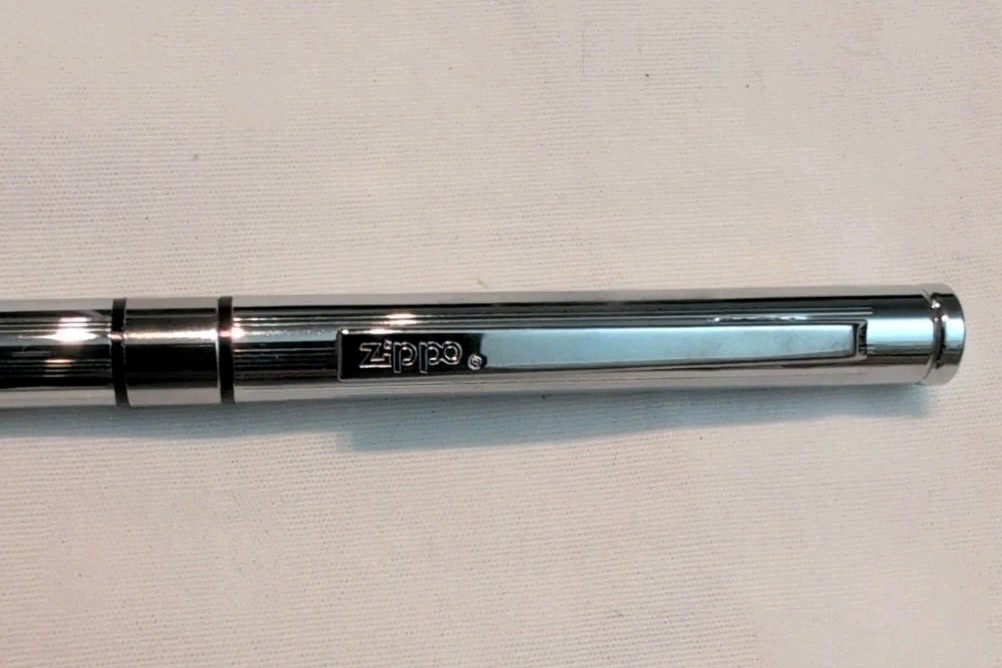 Zippo Pen Only Silver Tone in Case Ink Dry