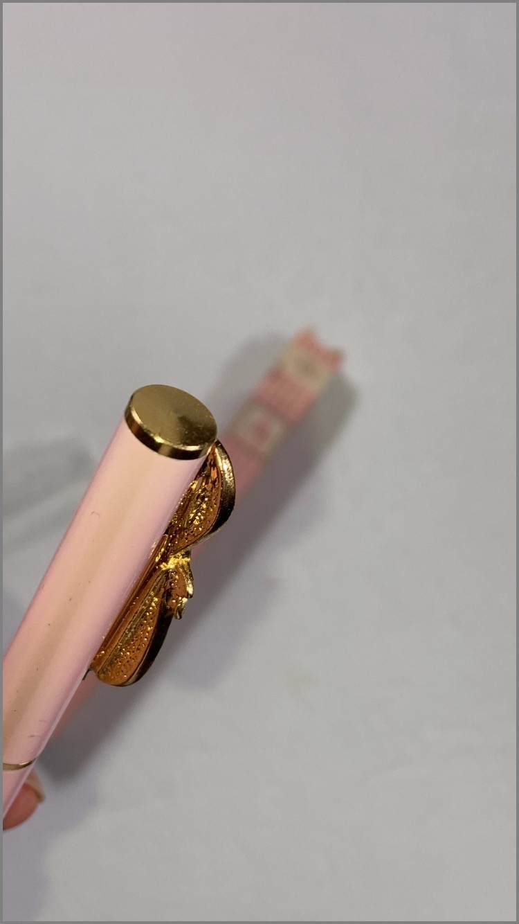 Vintage Avon Breast Cancer Pink Pen w/Pink Ribbon New in Original 1995 Box