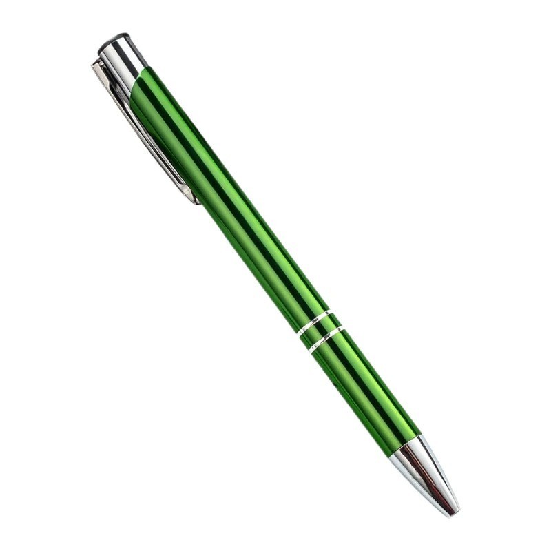 Luxury Full Metal Ballpoint Pen 1mm Black Ink Gel Pen Office Writing Stationery