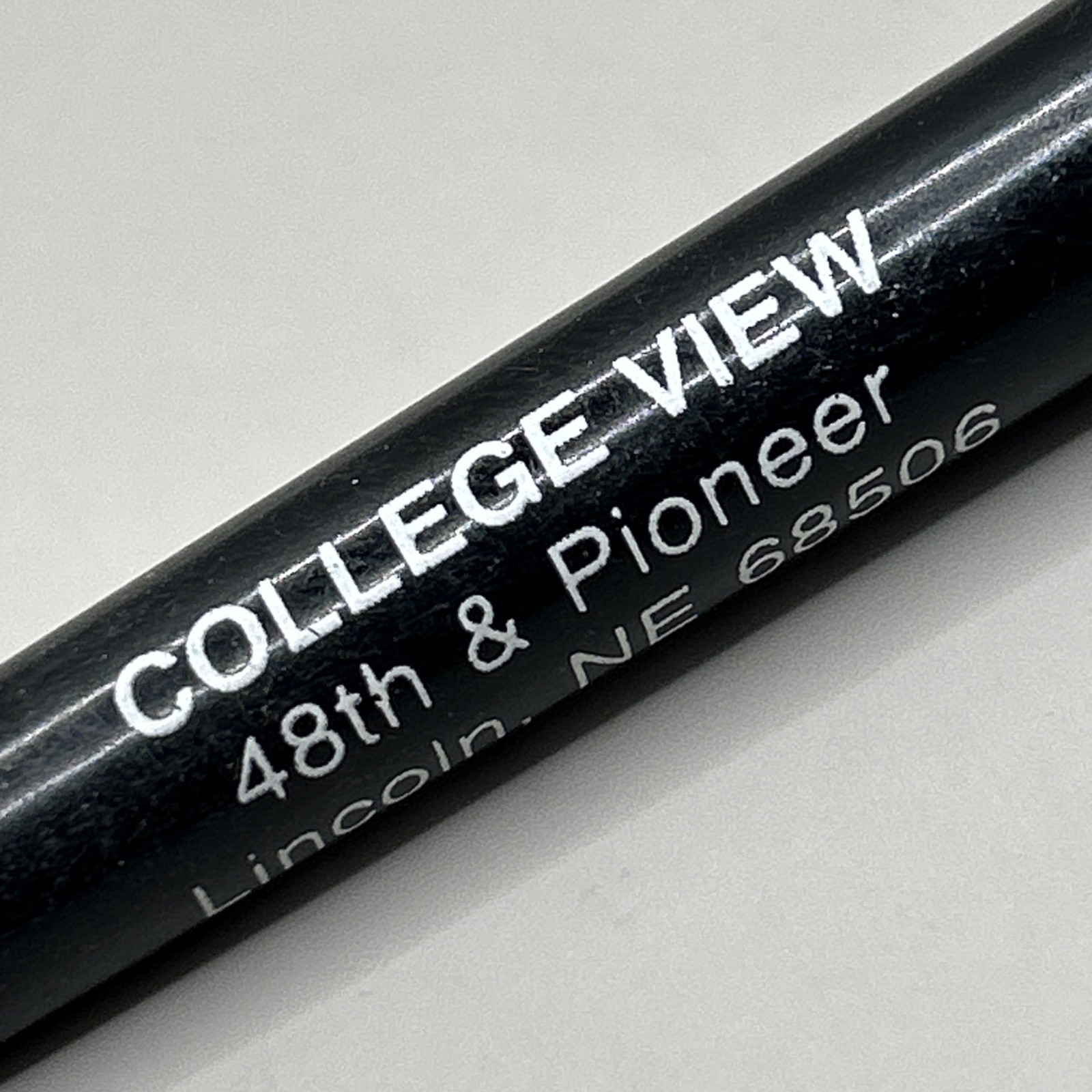 VTG Ballpoint Pen COLLEGE VIEW 48th & Pioneer Lincoln Nebraska