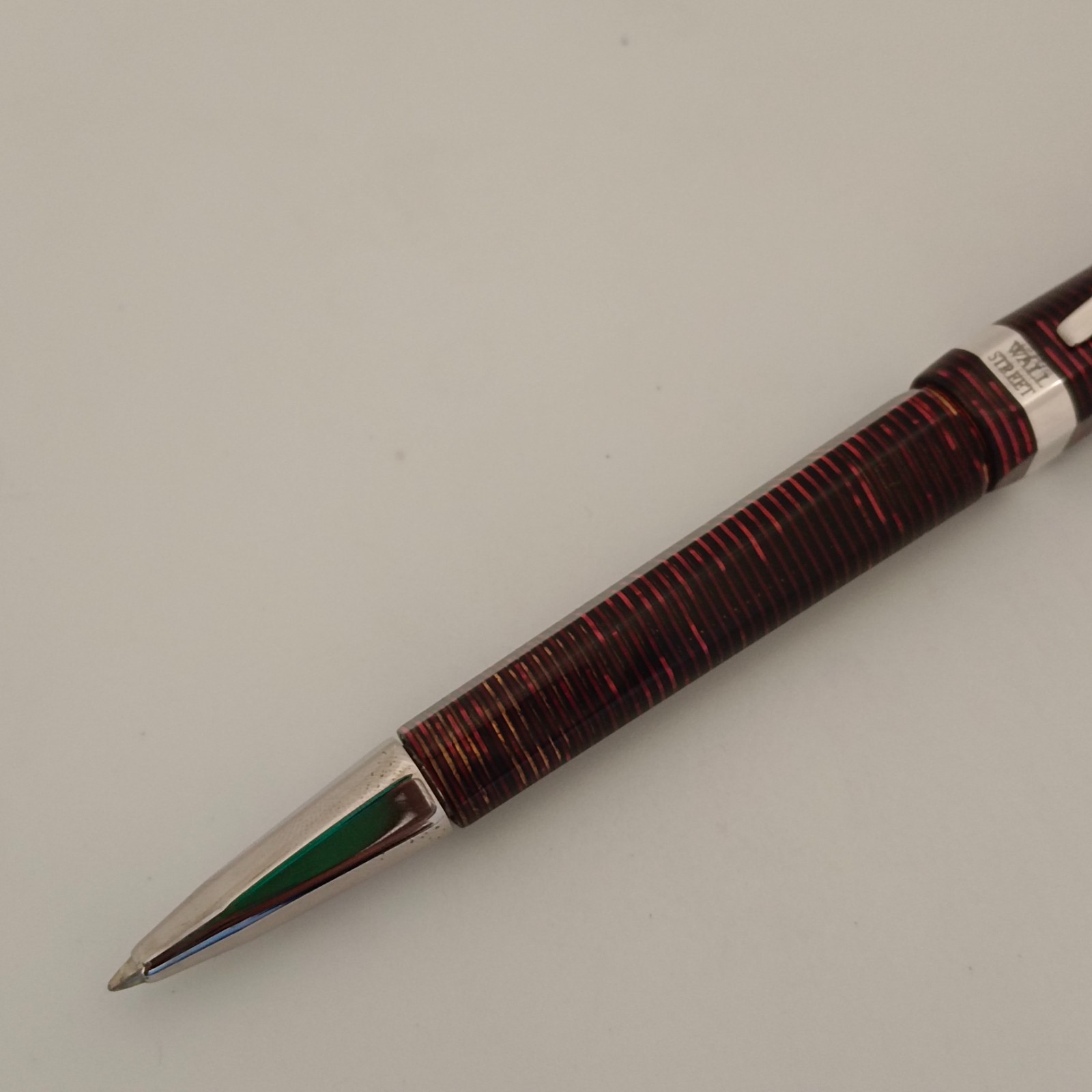 Visconti Wall Street Celluloid Red Pearl Ballpoint Pen