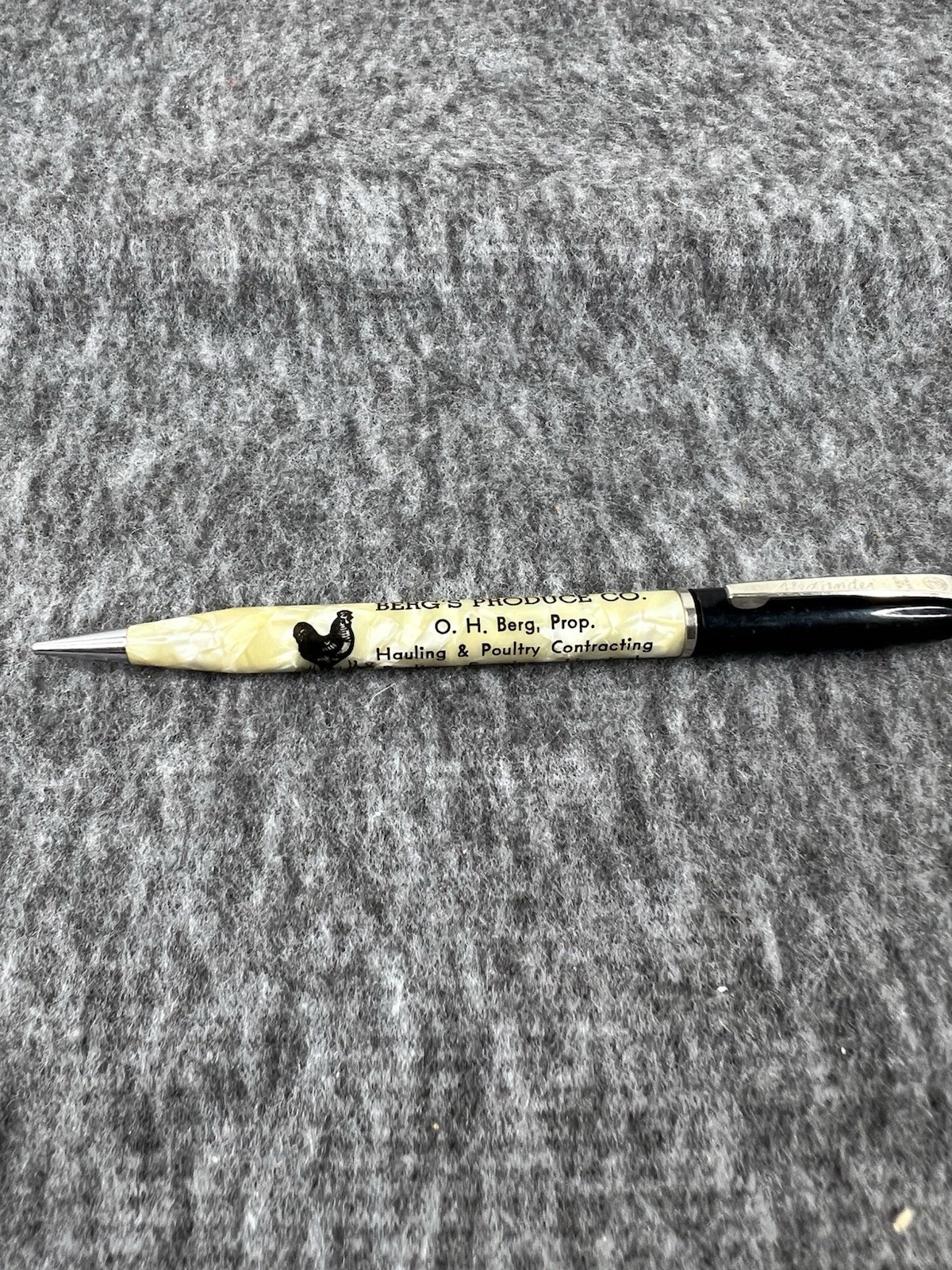Bergs Produce Upper Tract West Virginia Mechanical Pencil Phone 4341 Ad