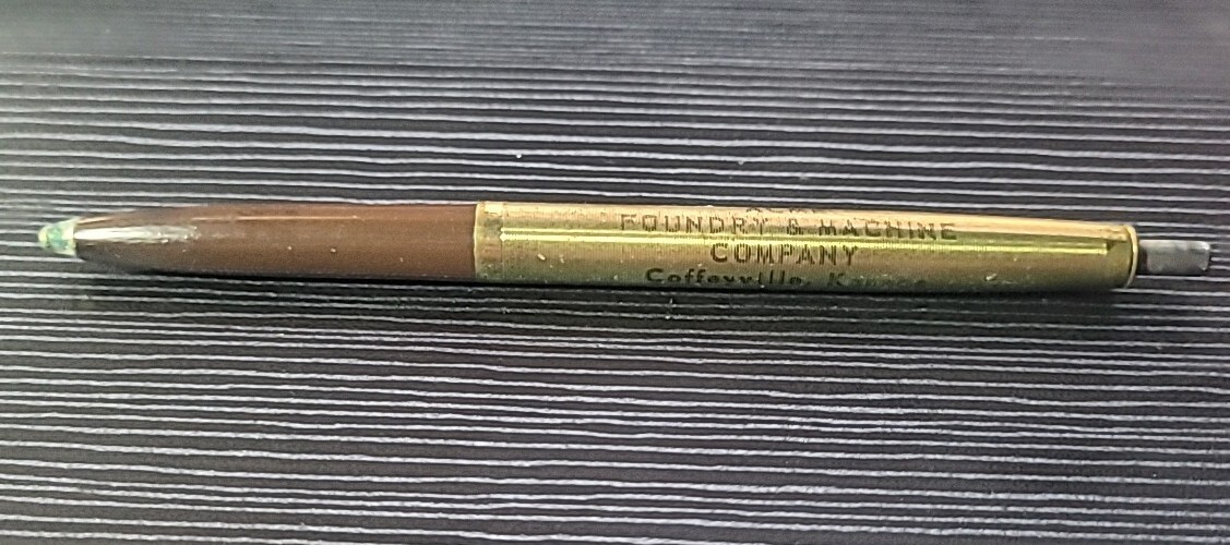 VTG Autopoint Celluloid Pen ACME Foundry & Machine Co Coffeyville KS A151