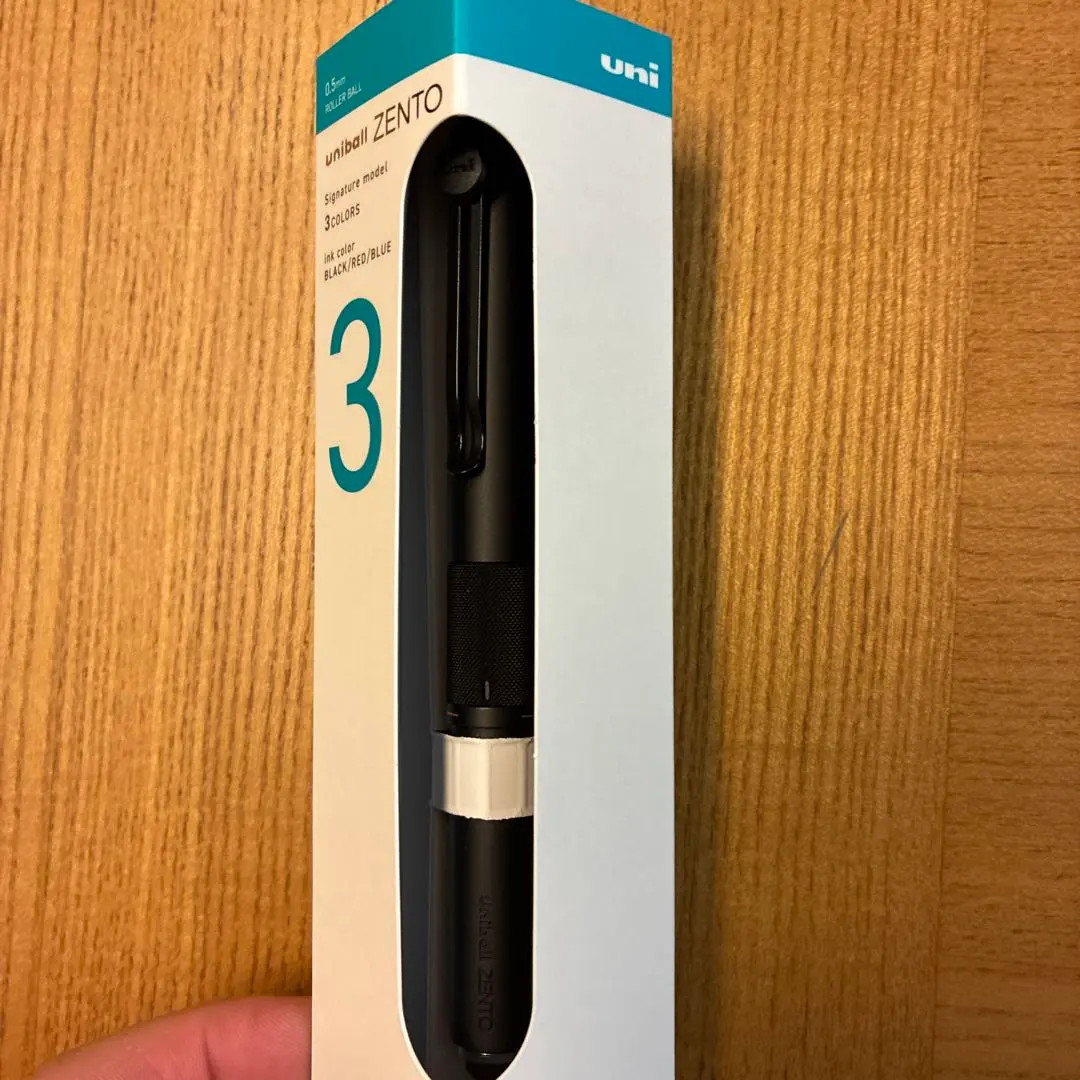 Uniball ZENTO Signature Model 3 Color Ballpoint Pen M-Black 0.5mm Japan
