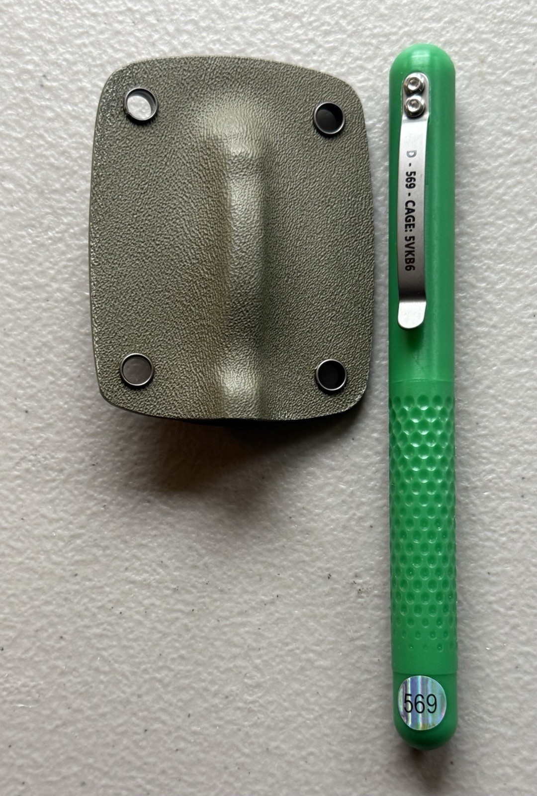 CountyComm Maratac Green Delrin Embassy Pen Lot Mechanical Pencil Limited EDC