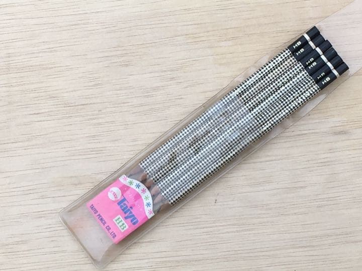 TAIYO Small Pencil Set of 6 Pencils Over 50 Years Old #5e1609